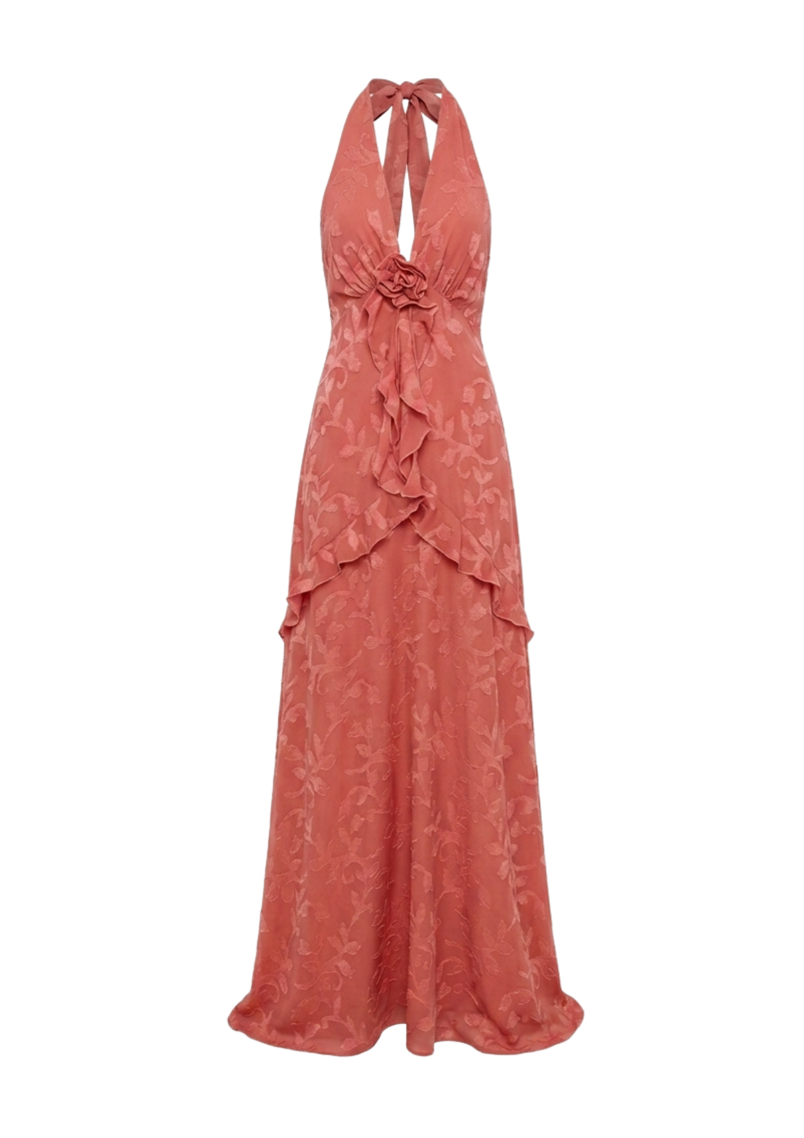 Bahia coral pink dress