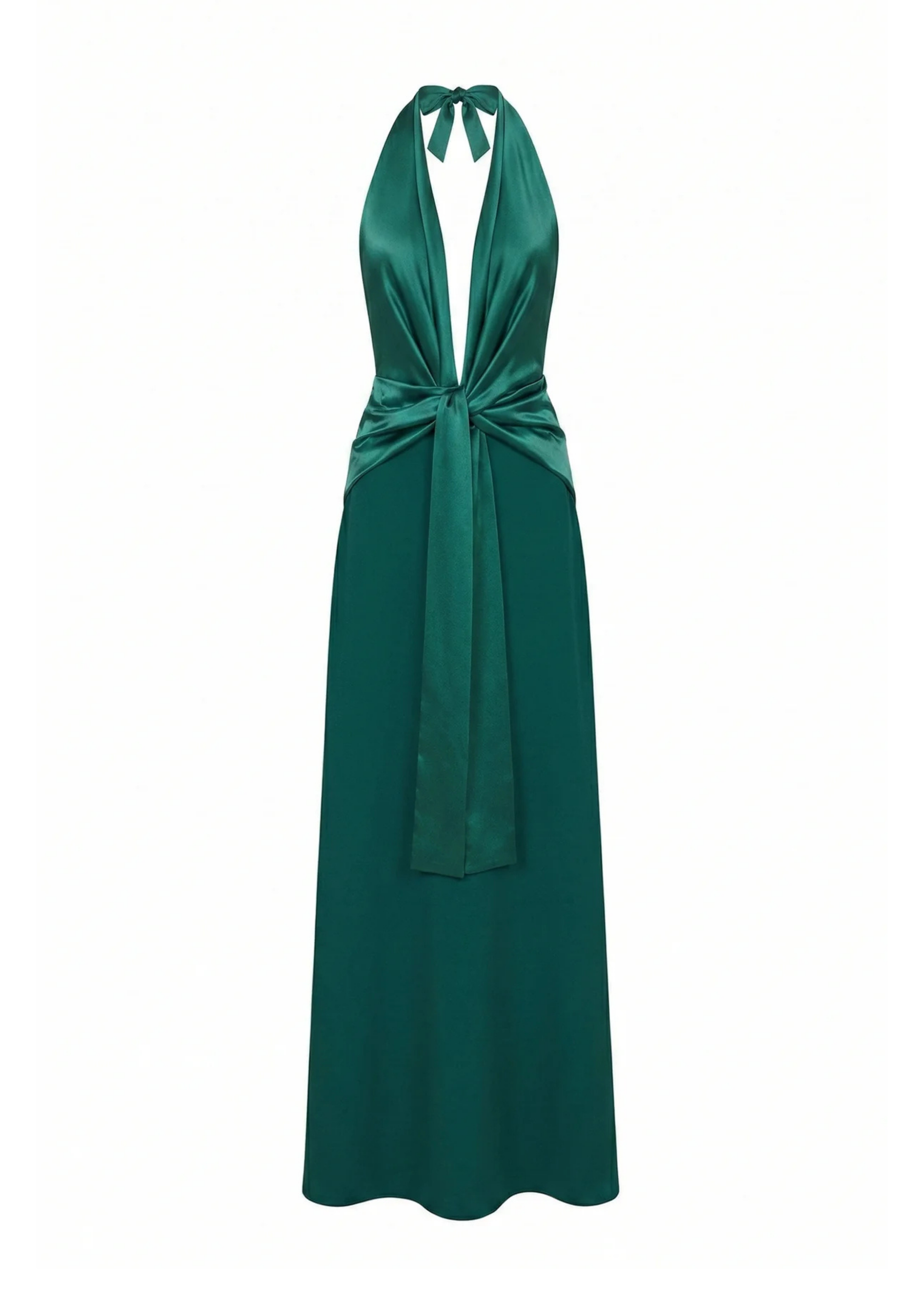Vestido Nara verde jade