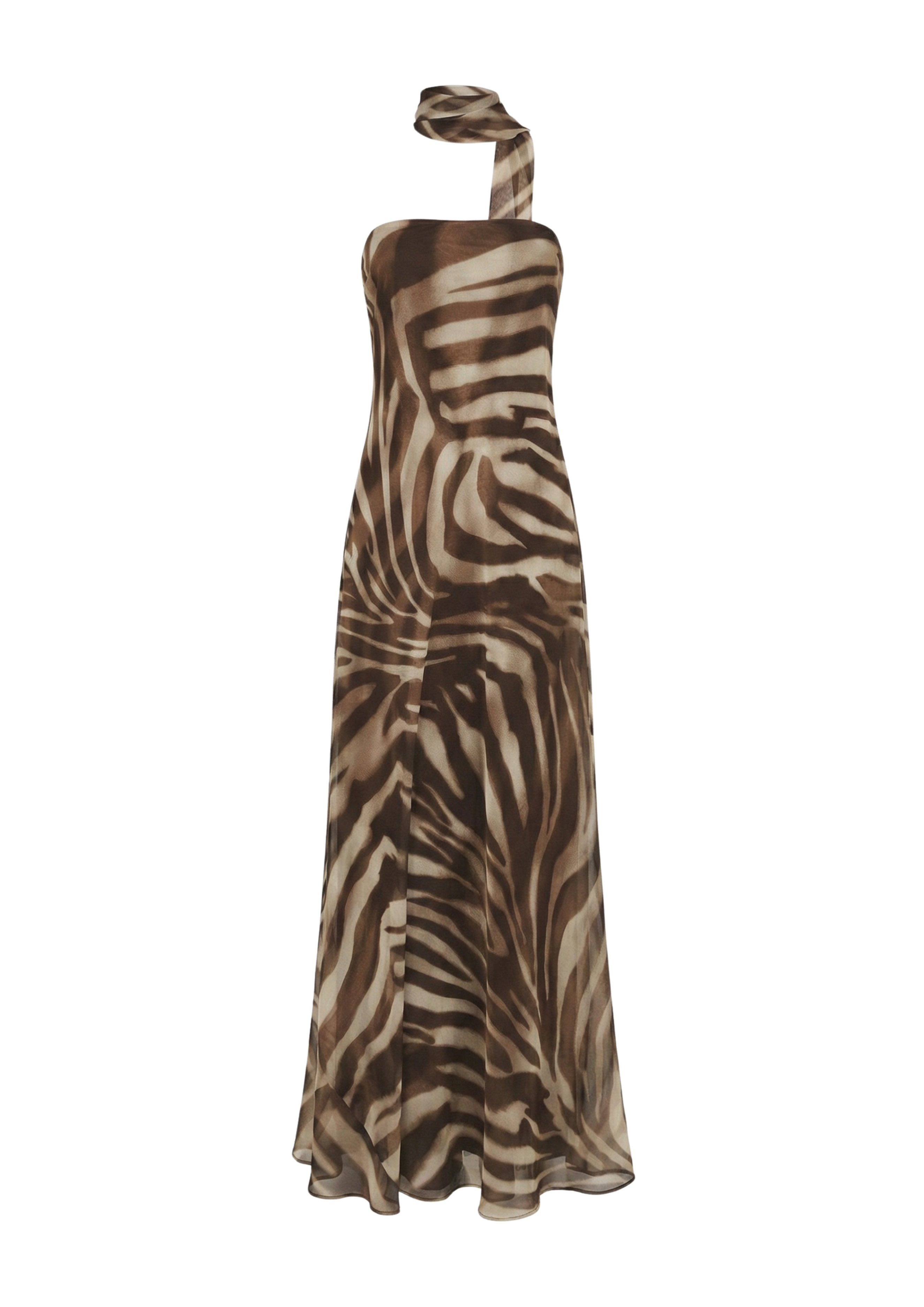 Cala dress in zebra print