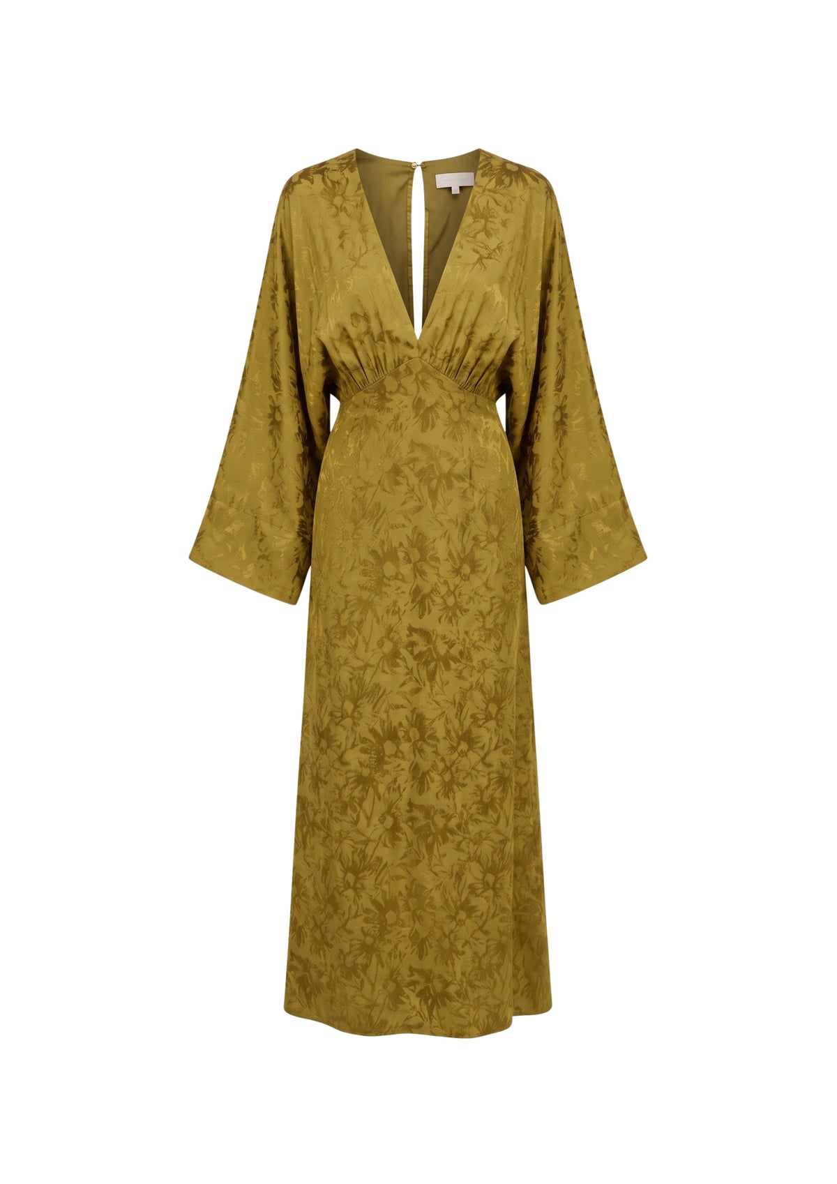 Vestido Diletta verde aceite
