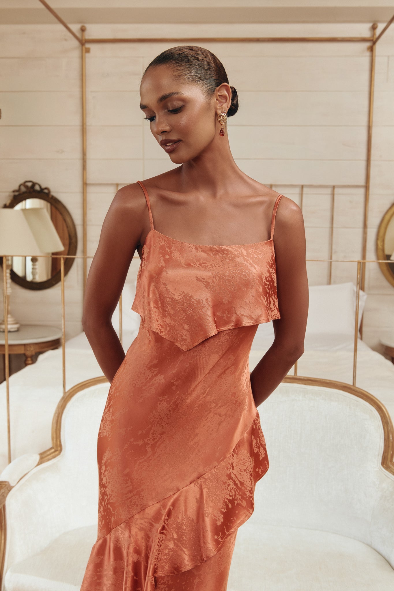 Vestido Ambra naranja