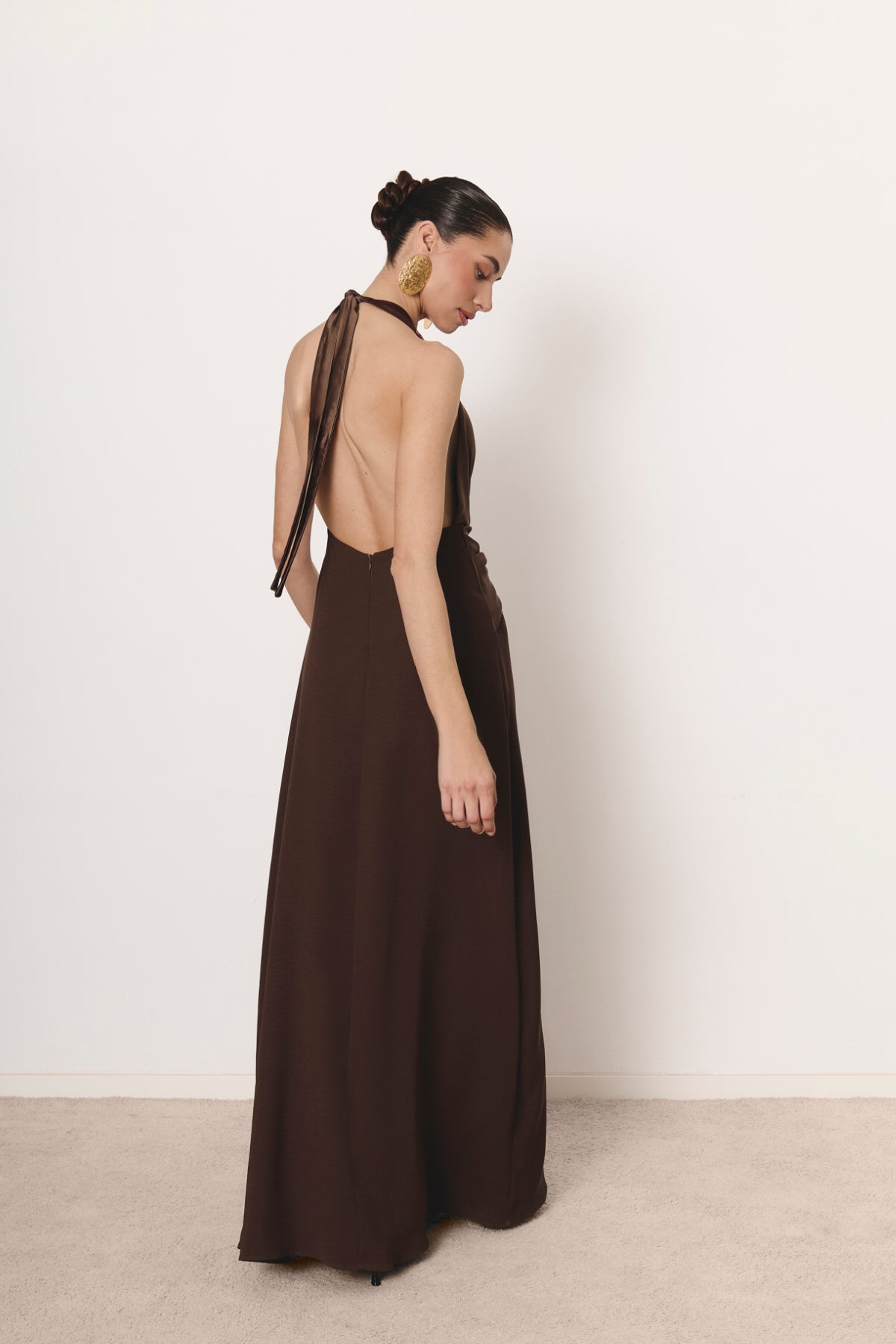 Vestido Nara marrón