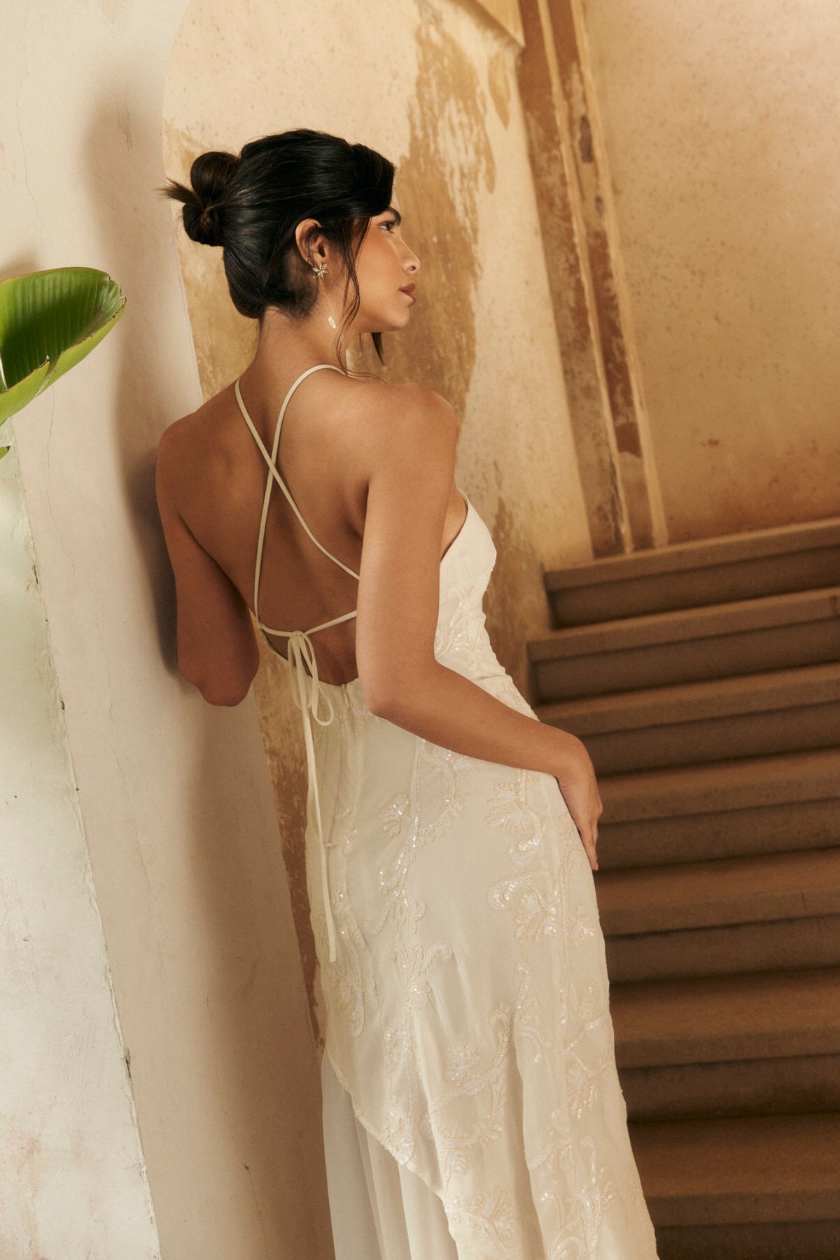 Amelia dress in white