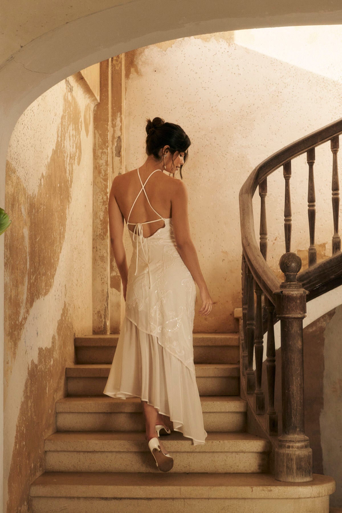 Amelia dress in white