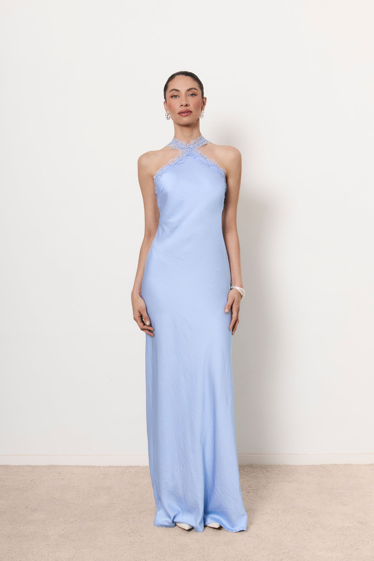 Vestido Luné azul bebé