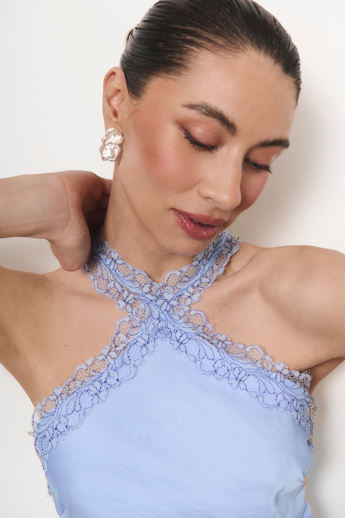 Vestido Luné azul bebé