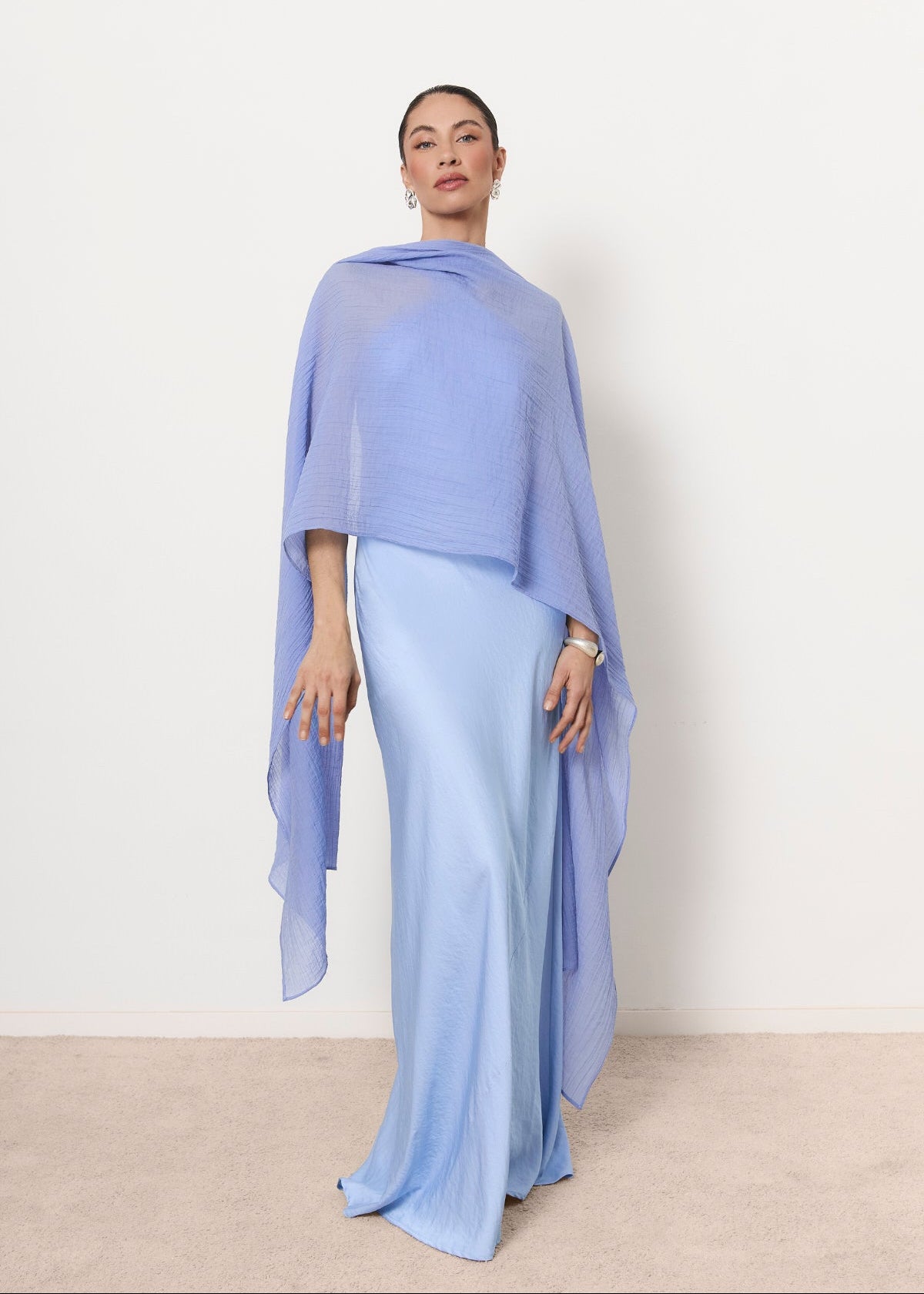 Blue serenity Bayamo shawl