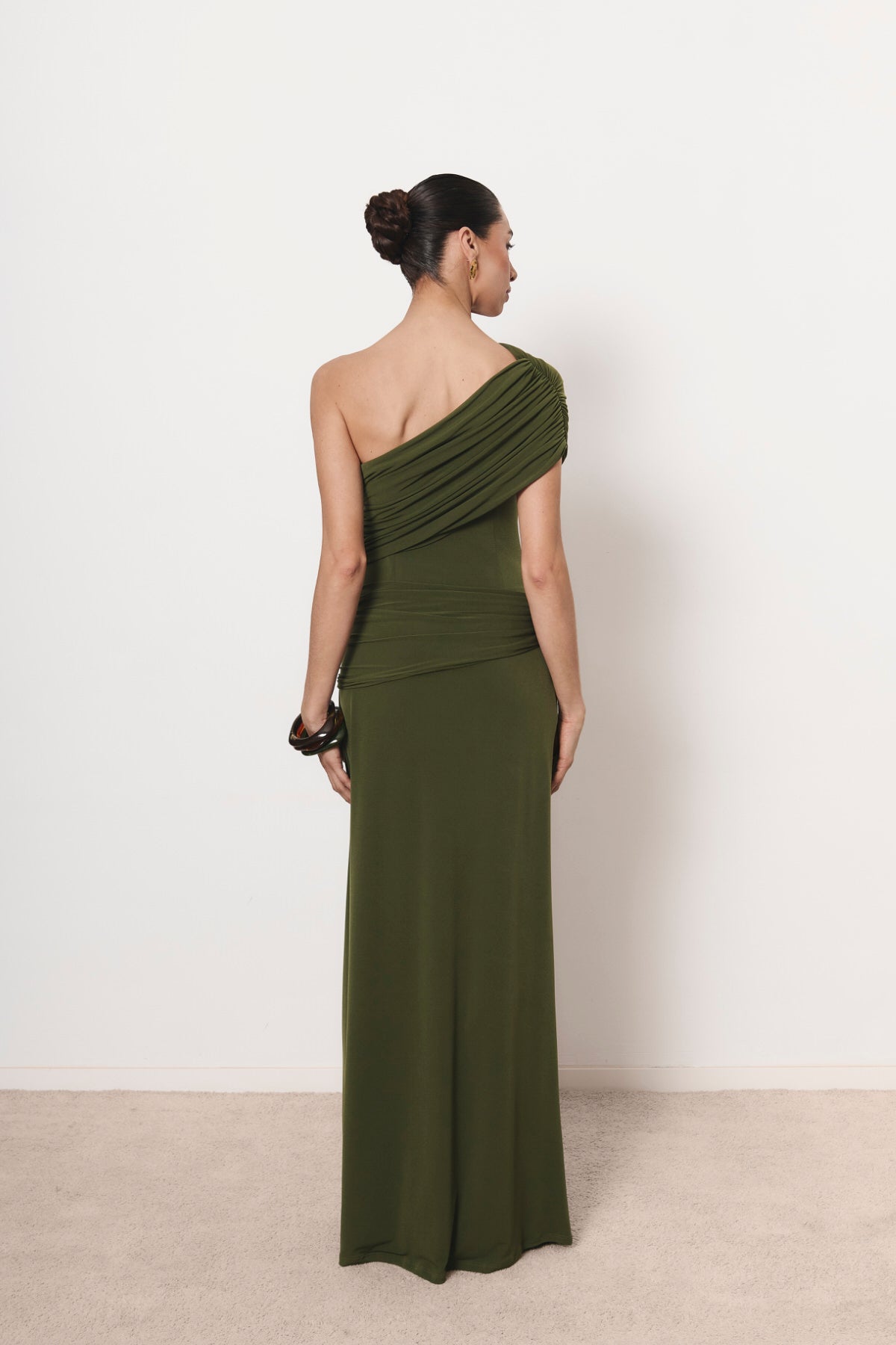 Vestido Pietra verde caqui