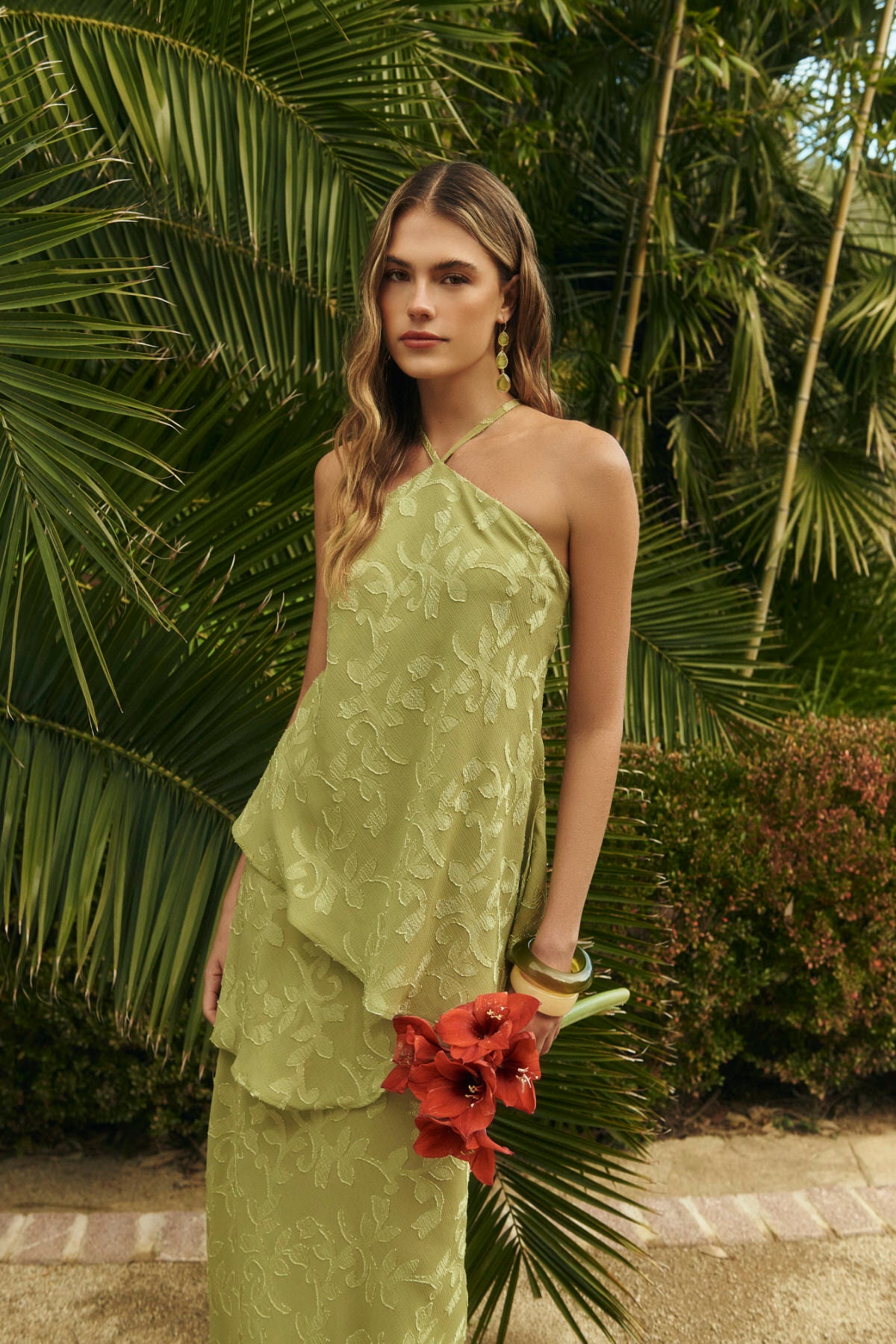 Conjunto Duna verde pistacho