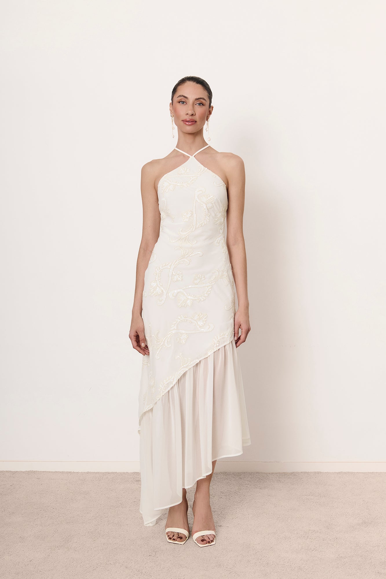 Amelia dress in white