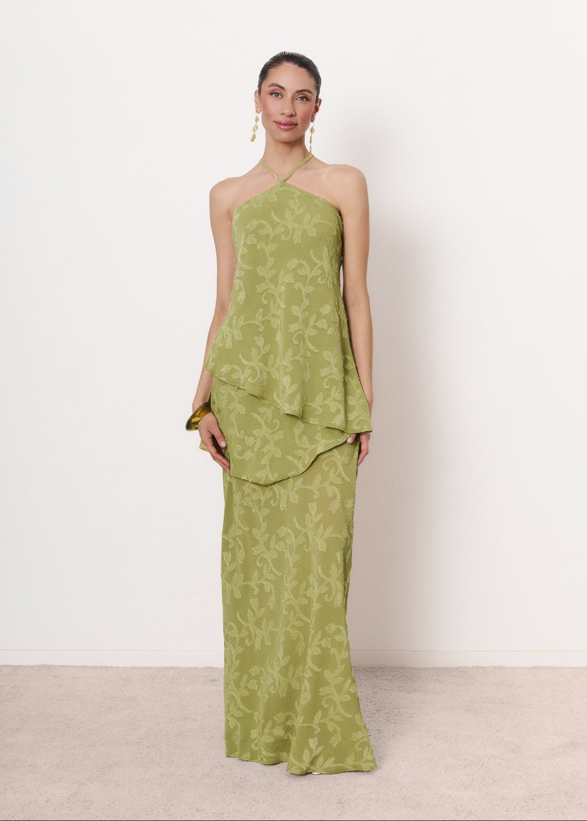 Dune set in pistachio green