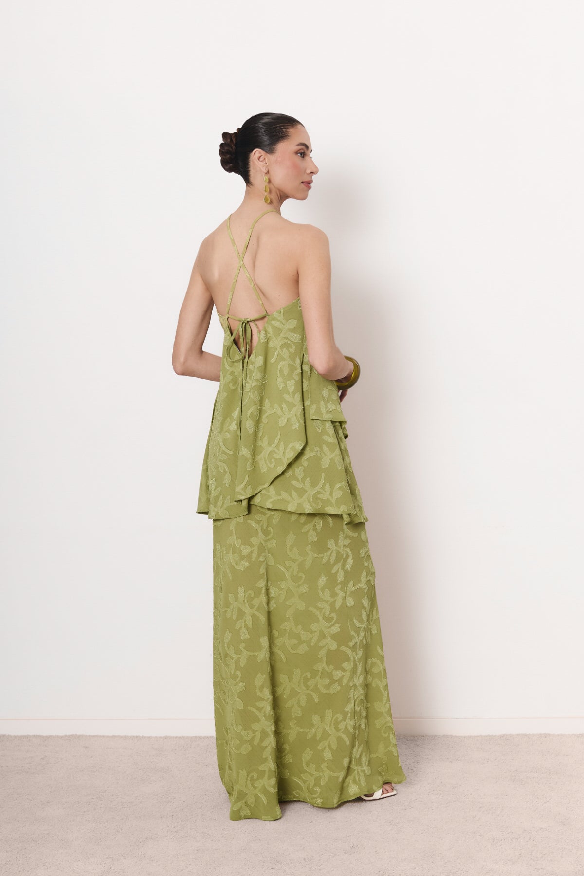 Dune set in pistachio green