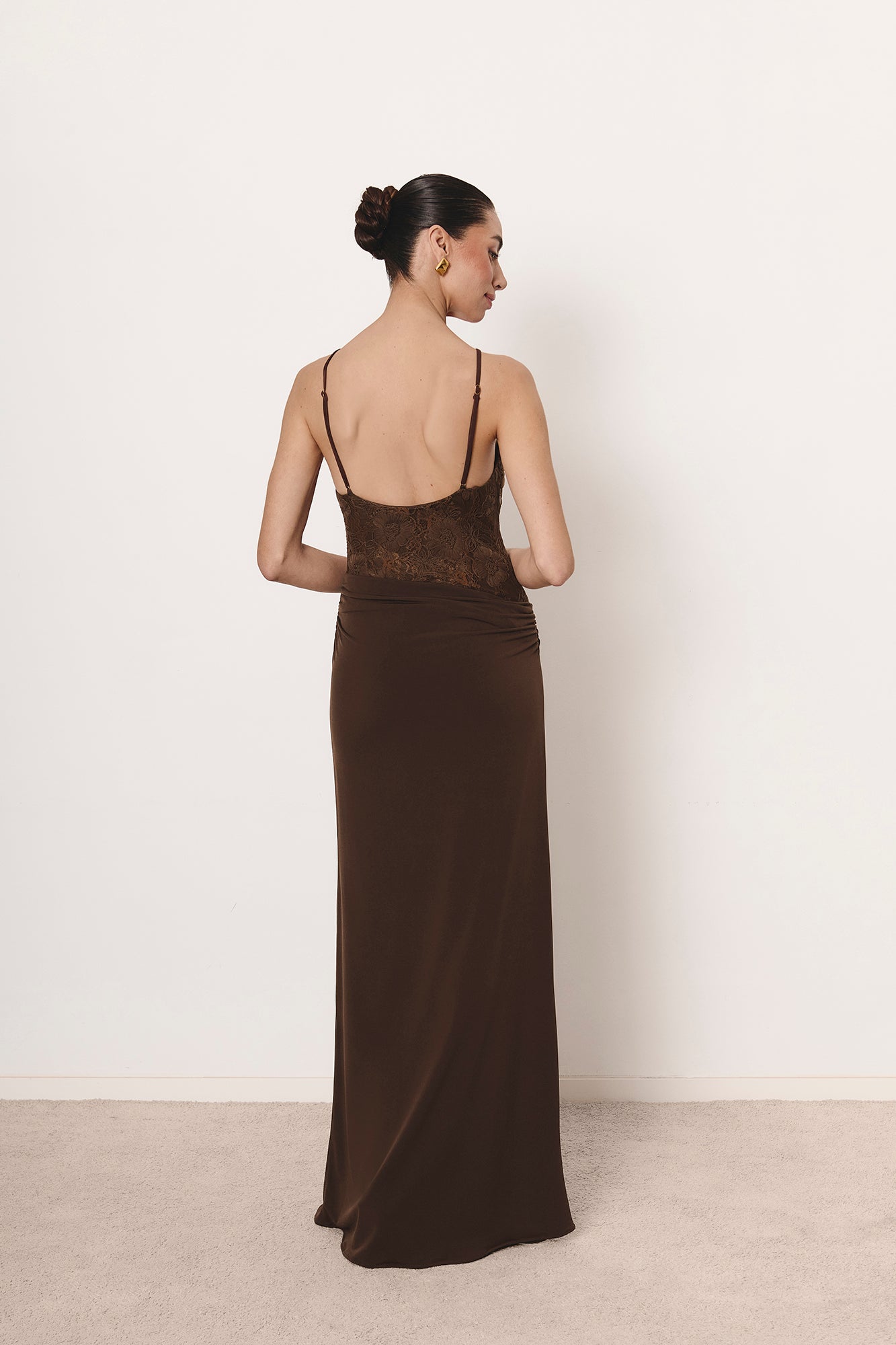 Vestido Aruba marrón