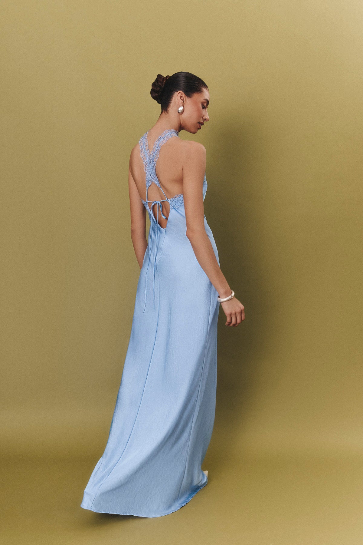 Vestido Luné azul bebé