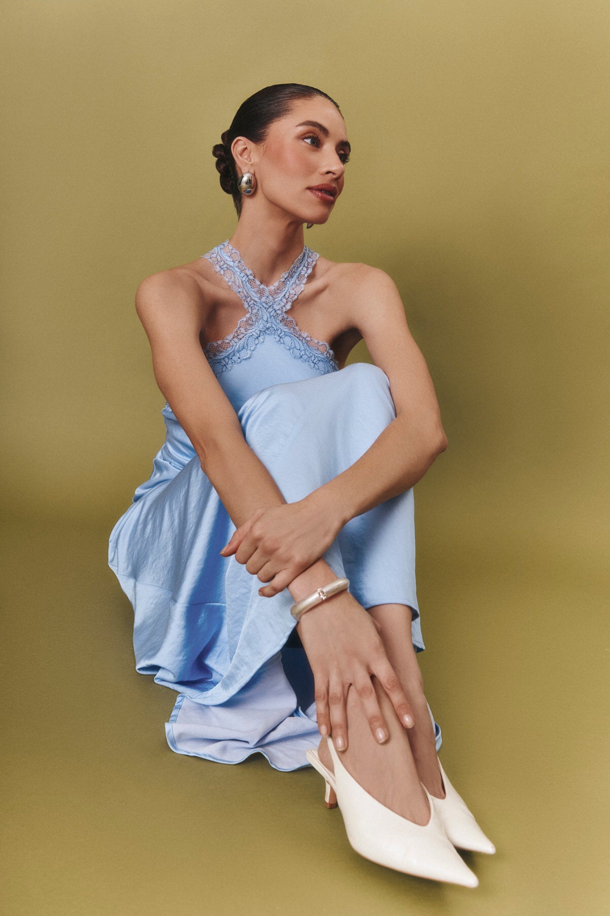 Vestido Luné azul bebé