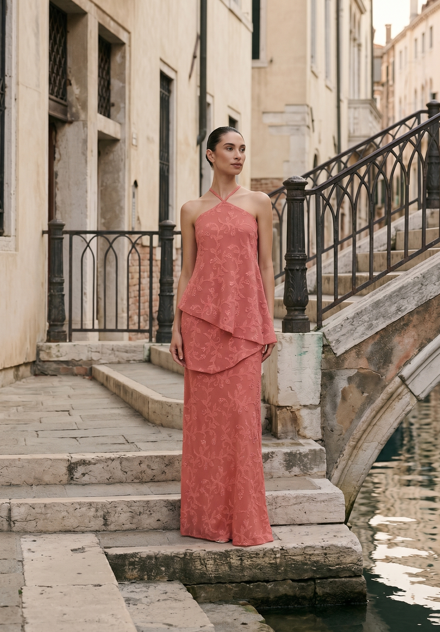 Conjunto Duna rosa coral