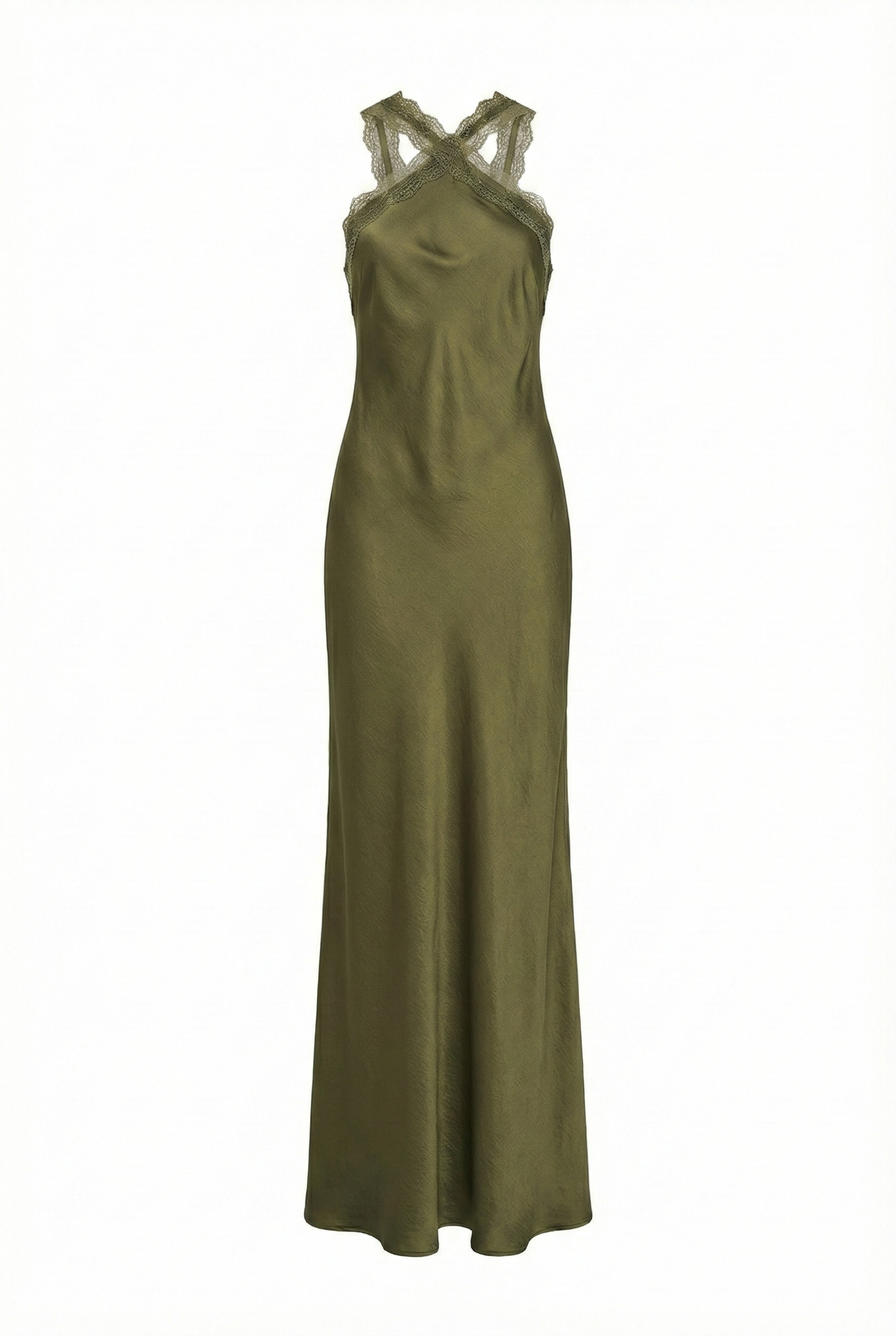 Vestido Luné verde caqui