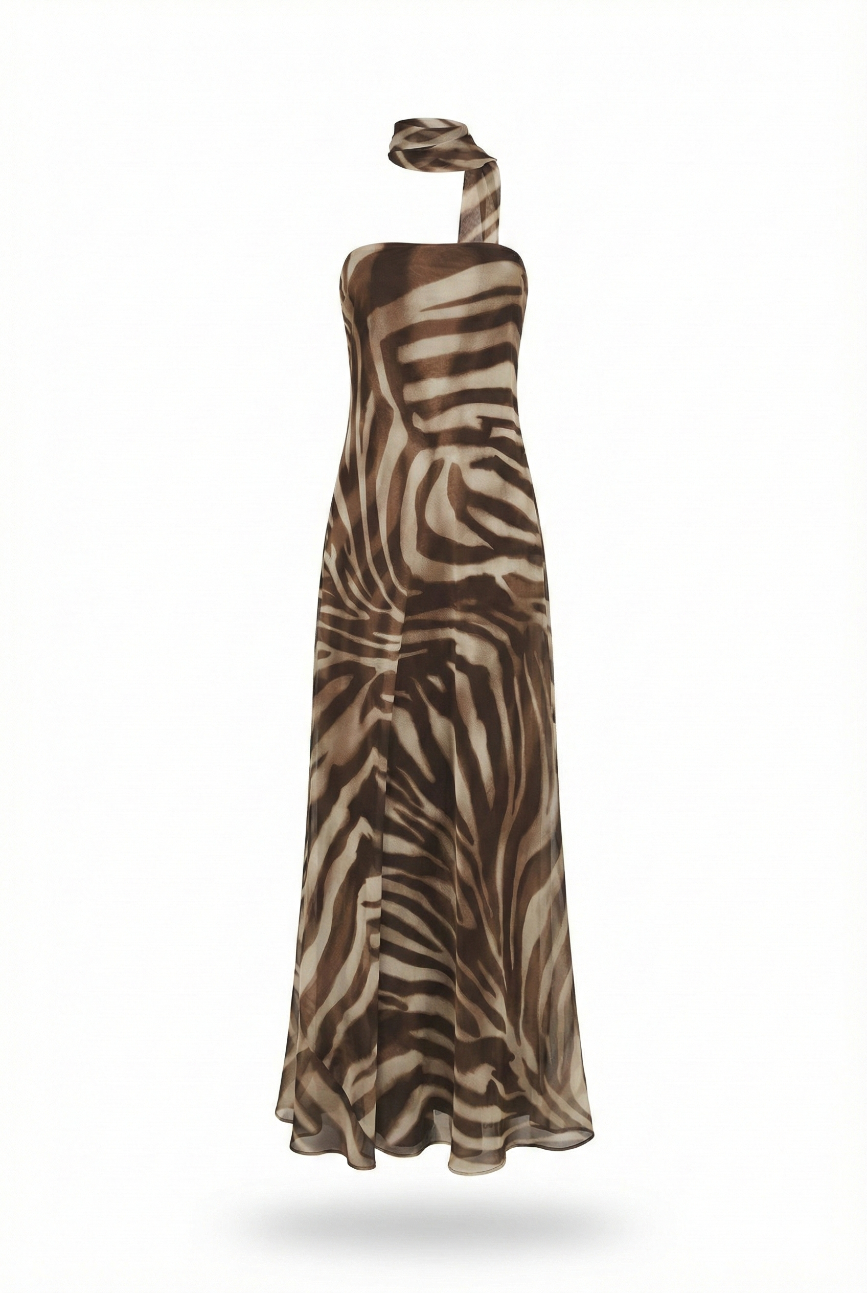 Vestido Cala zebra print