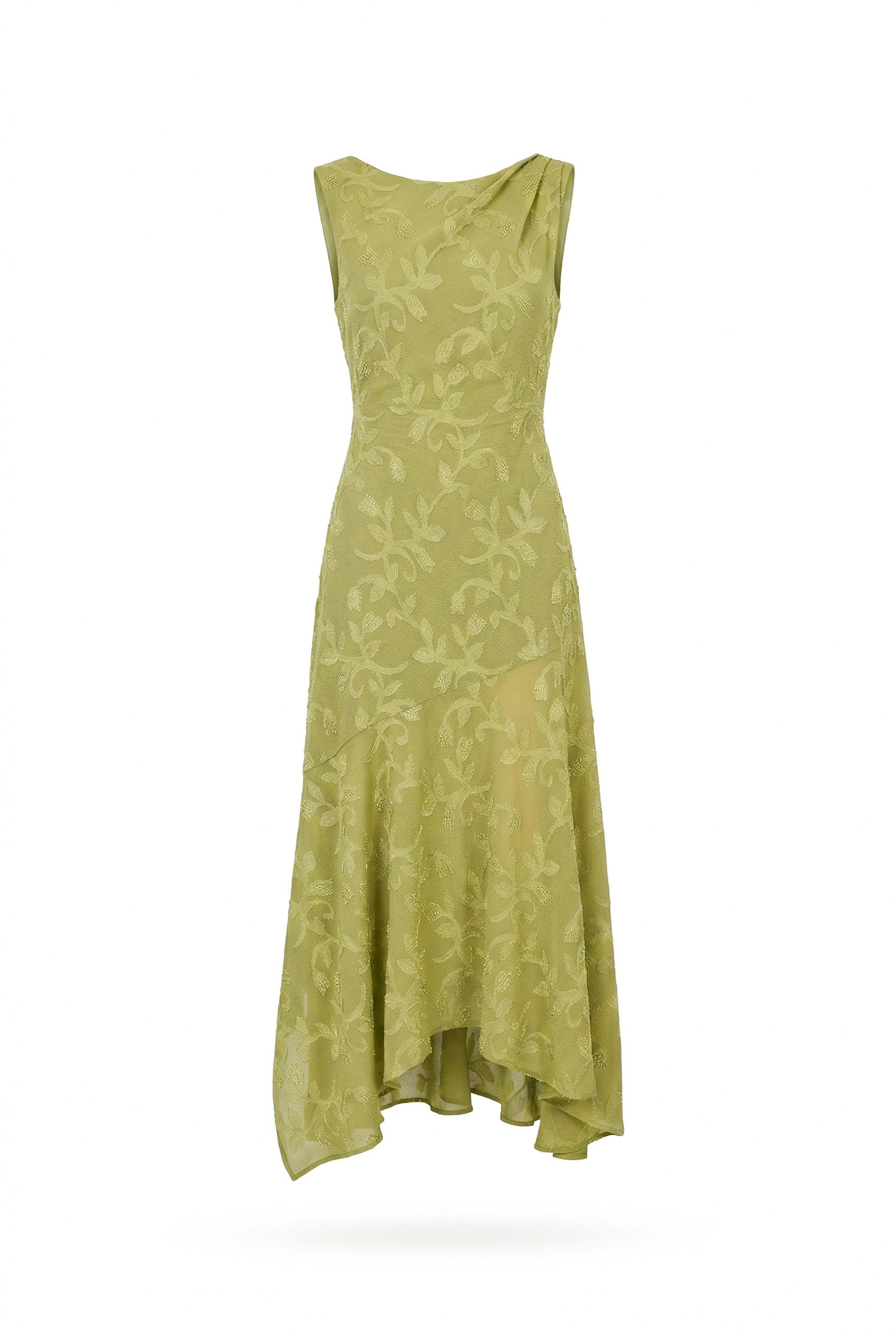 Vestido Paloma verde pistacho