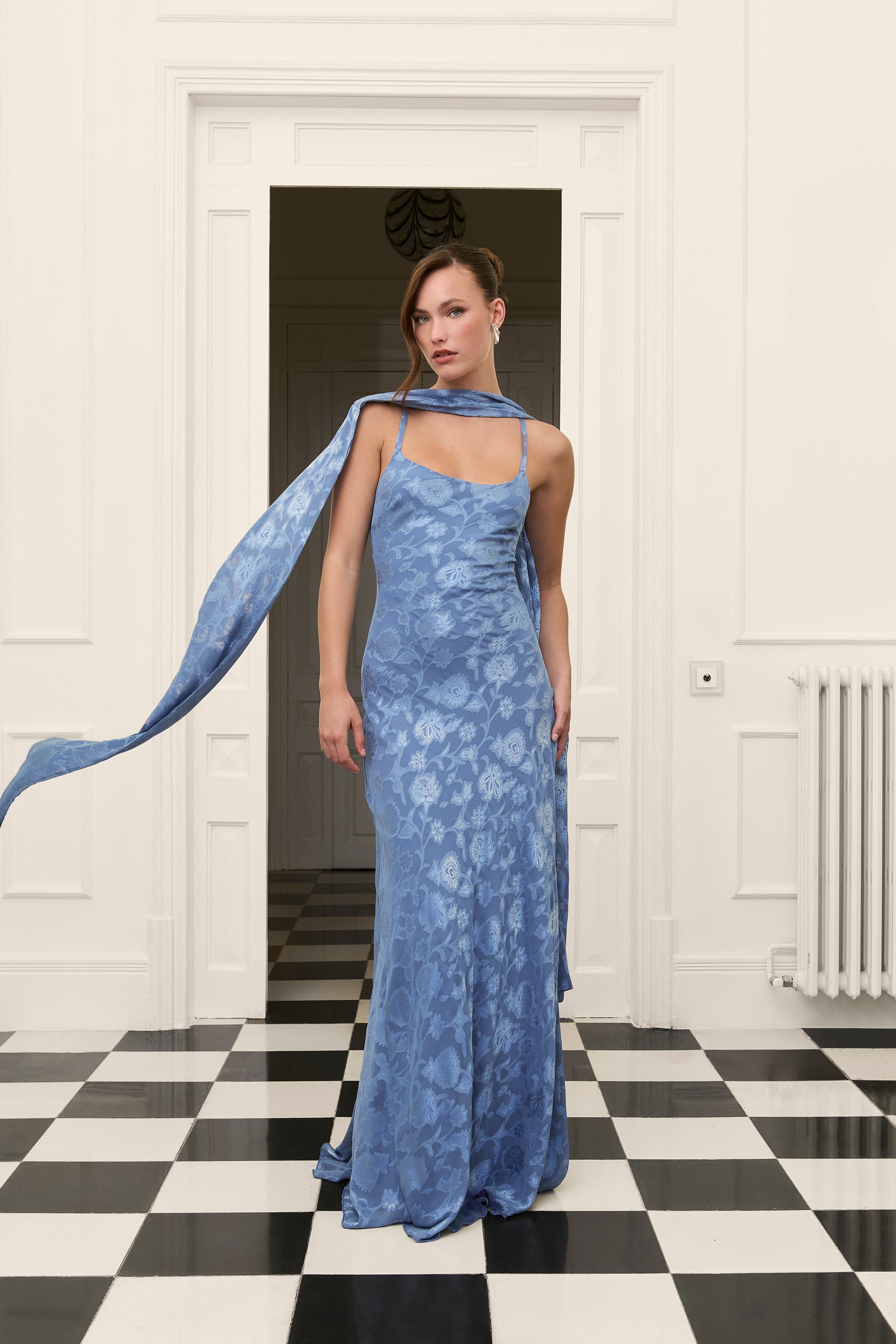 Vestido Lys azul cielo