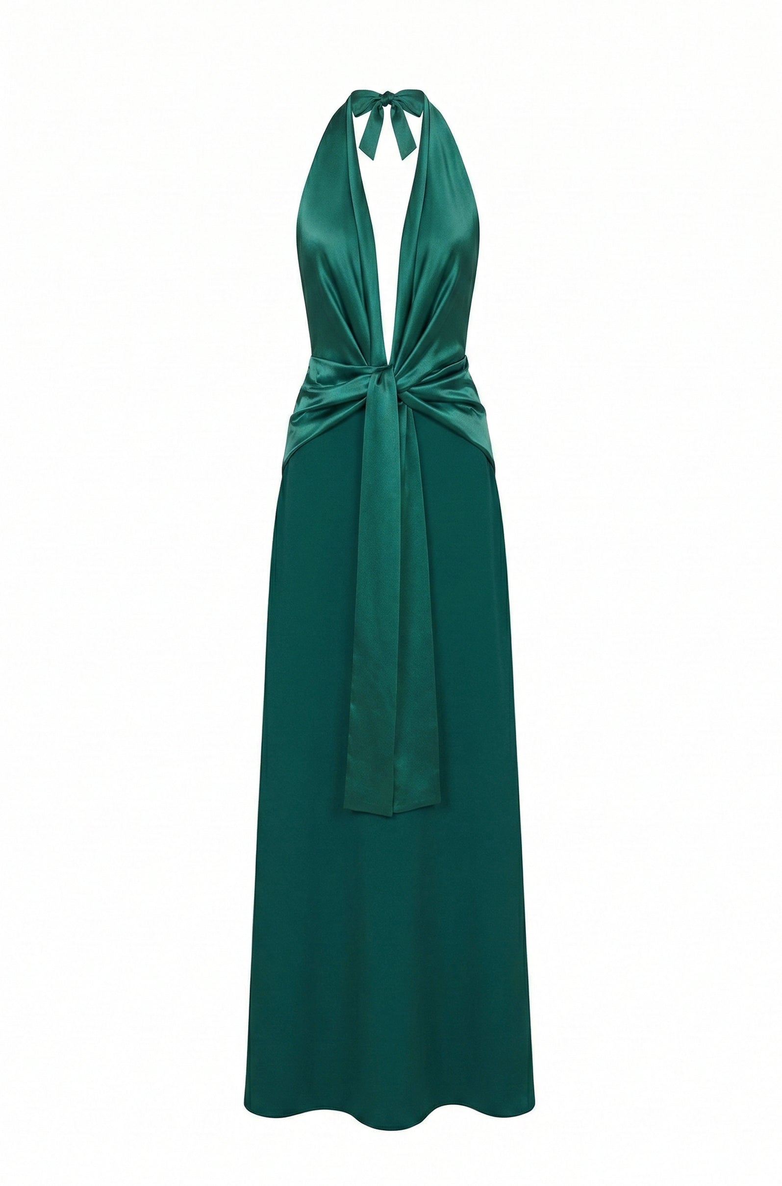 Vestido Nara verde jade