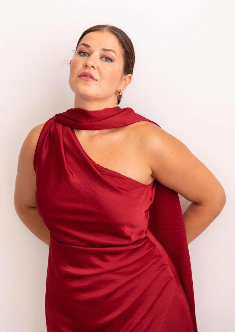 Isabella red dress