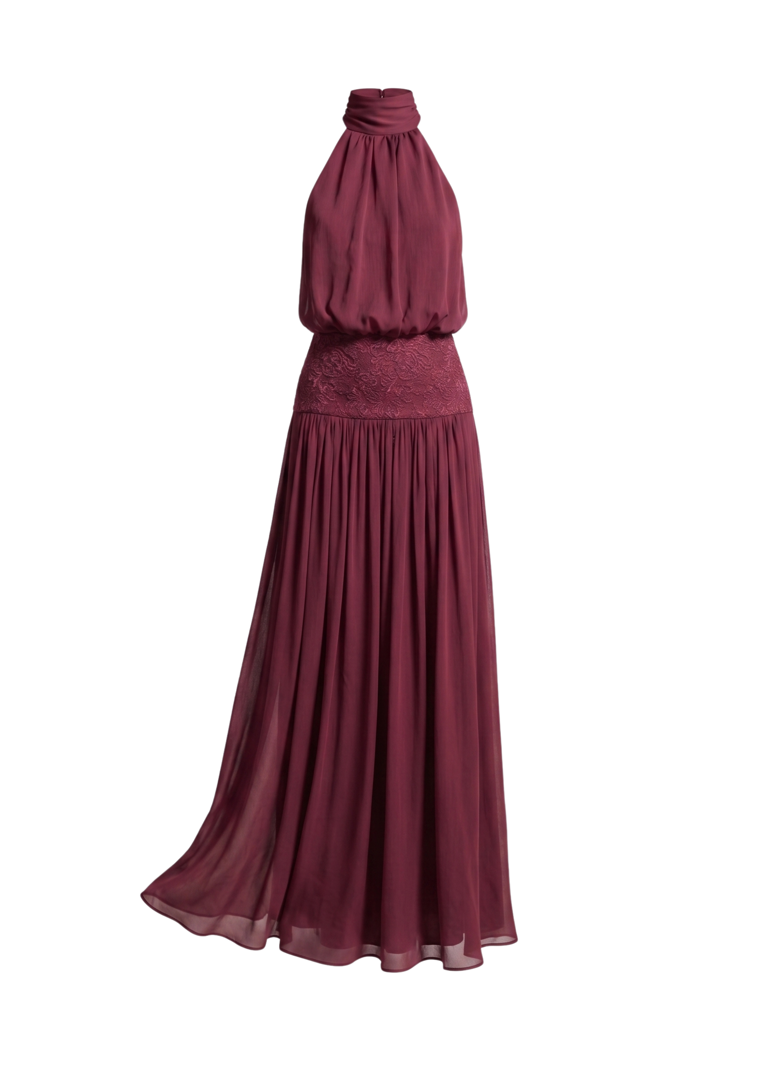 Vestido Daphne ciruela