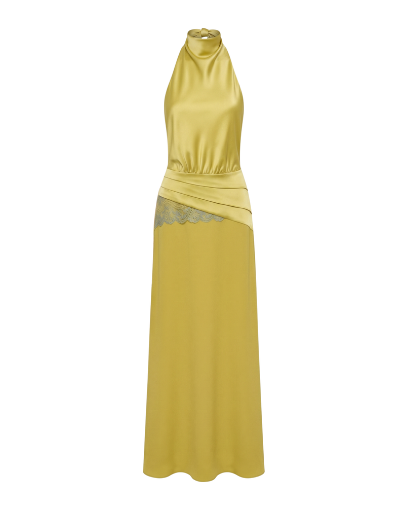 Vestido Astra verde lima