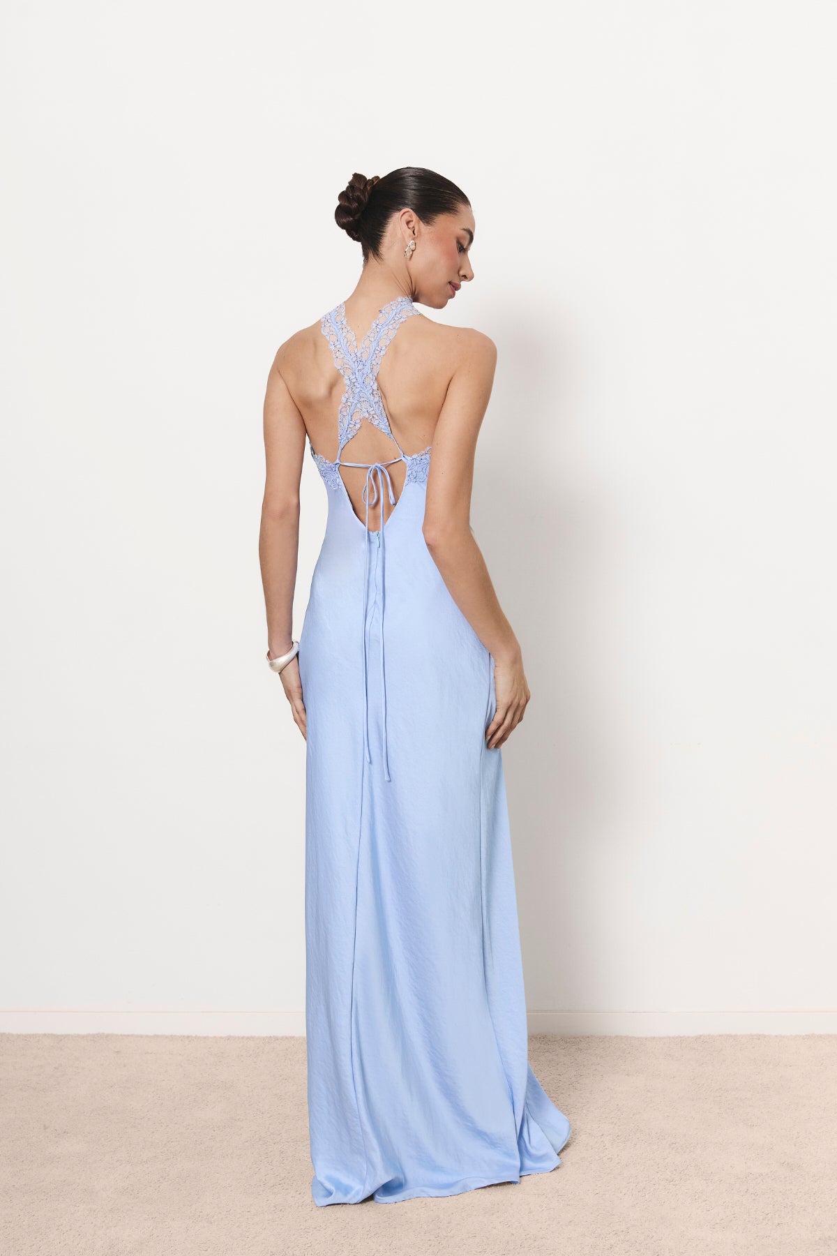 Vestido Luné azul bebé