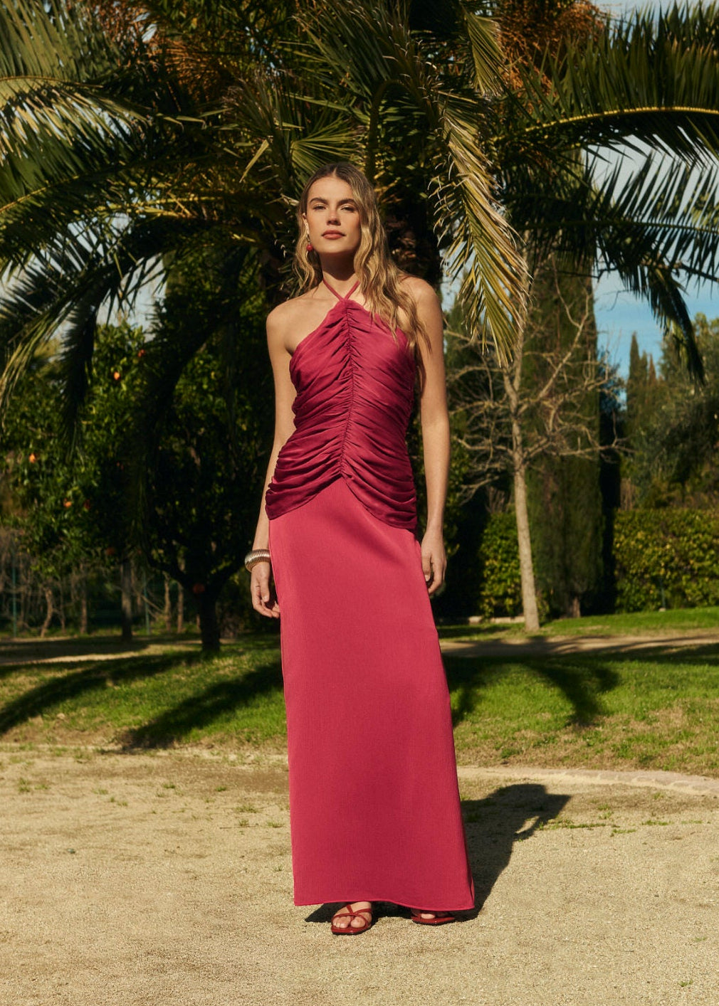 Aurora set in strawberry red