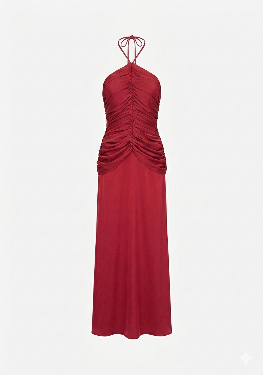 Conjunto Aurora rojo fresa