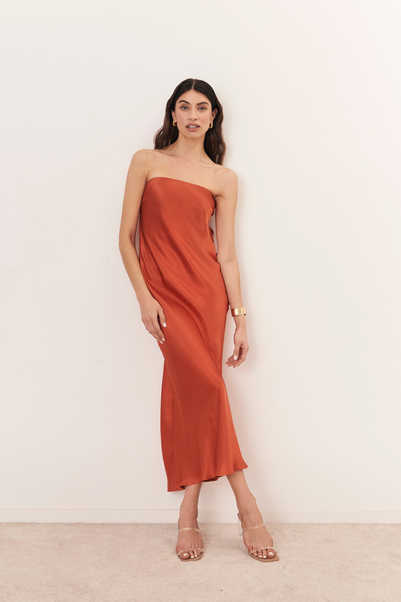 Burnt orange Creta dress