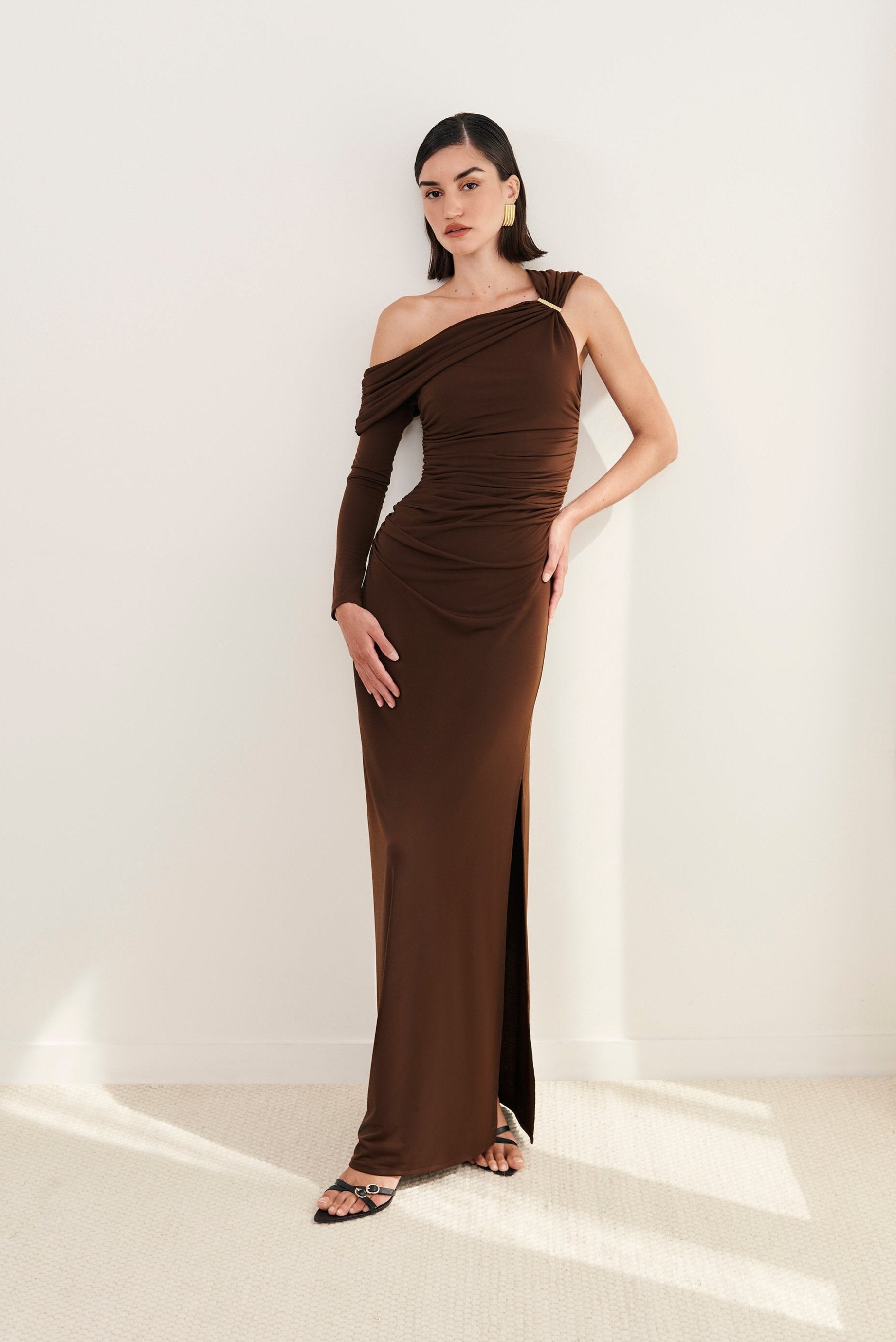 Vittoria brown dress