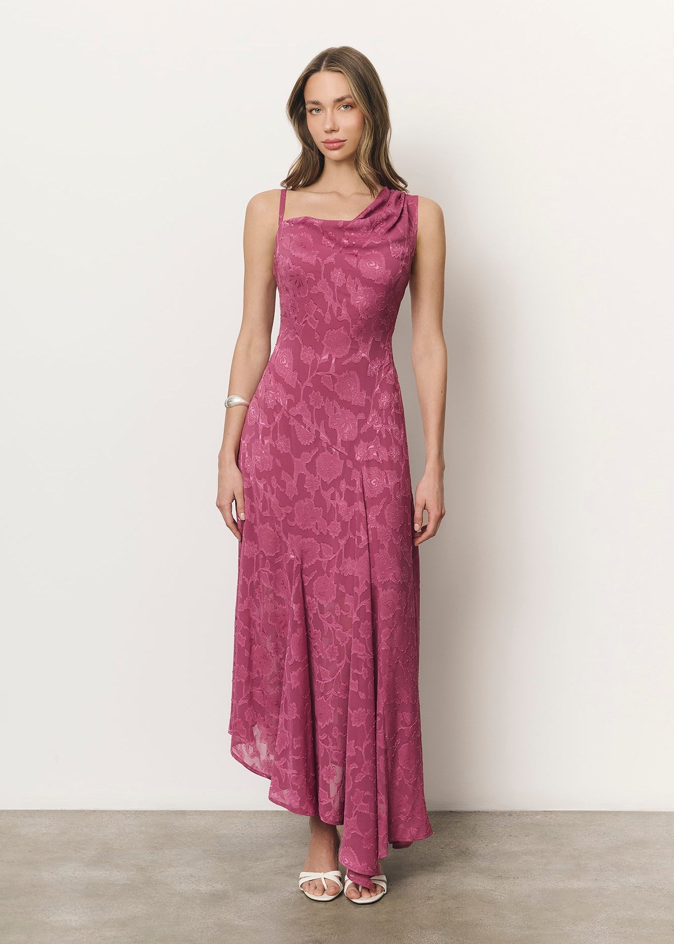 Vestido Ophelia rosa orquídea