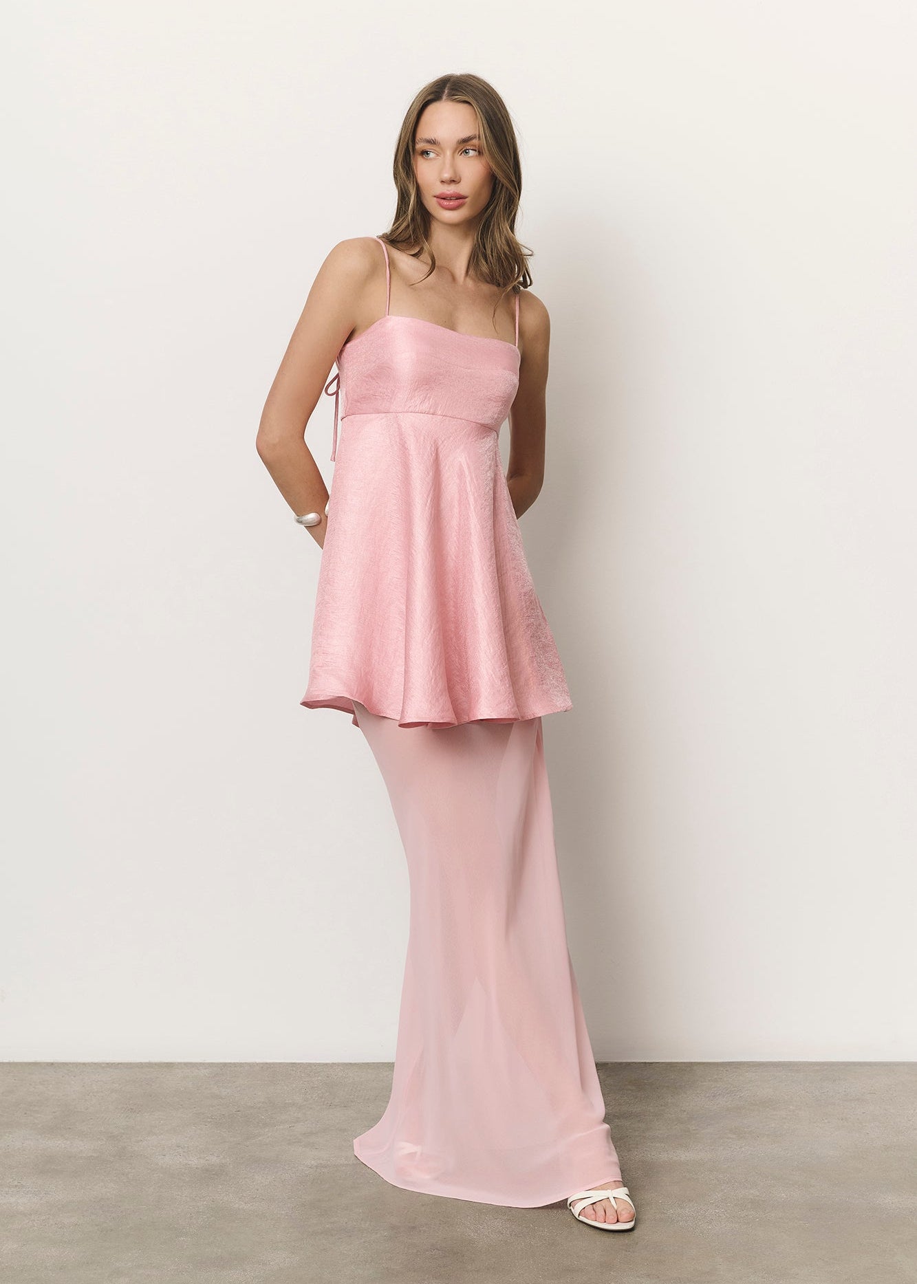 Conjunto Riviera rosa pastel