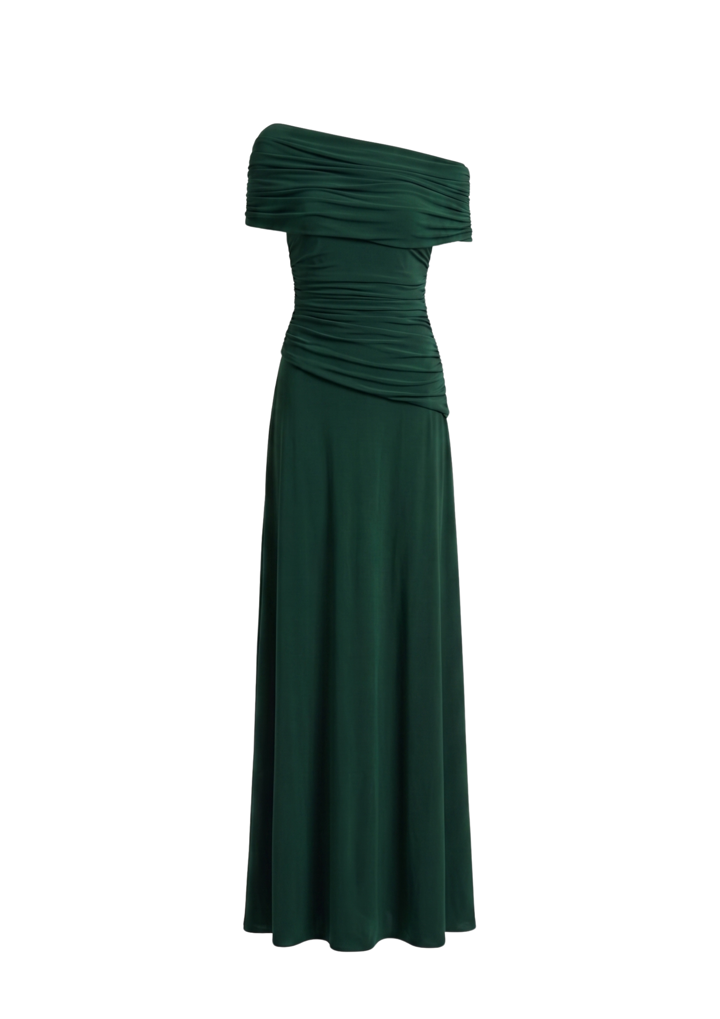 Vestido Vittoria verde oscuro