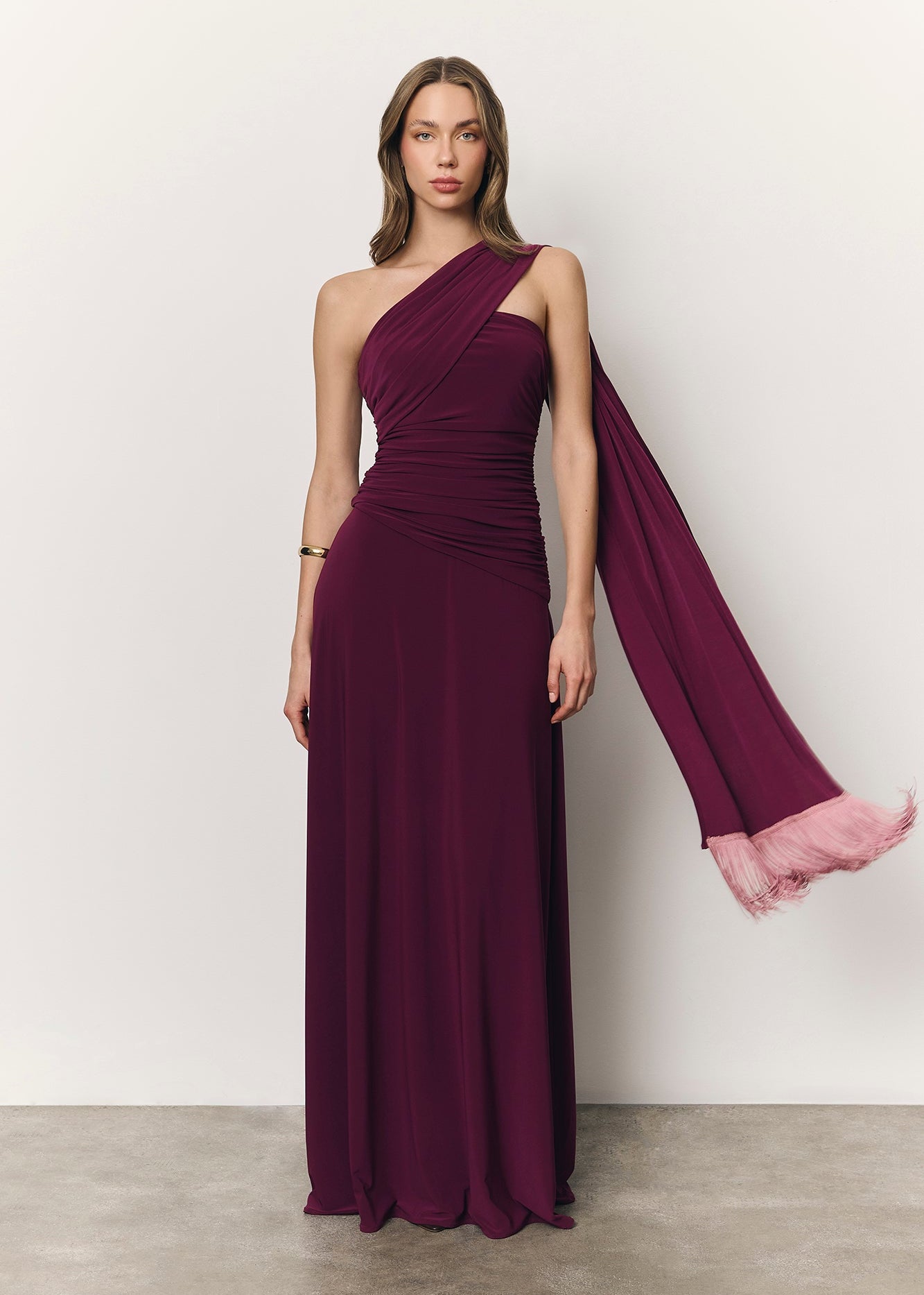 Vestido Zinnia vino