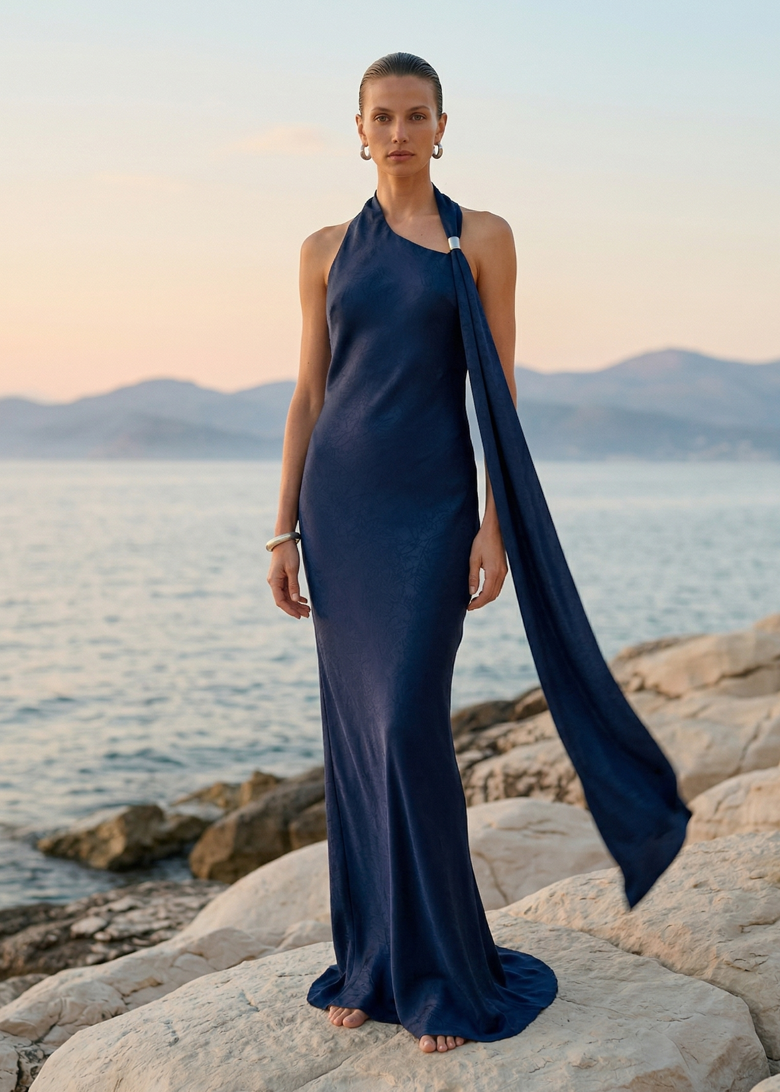 Vestido Soléa marino