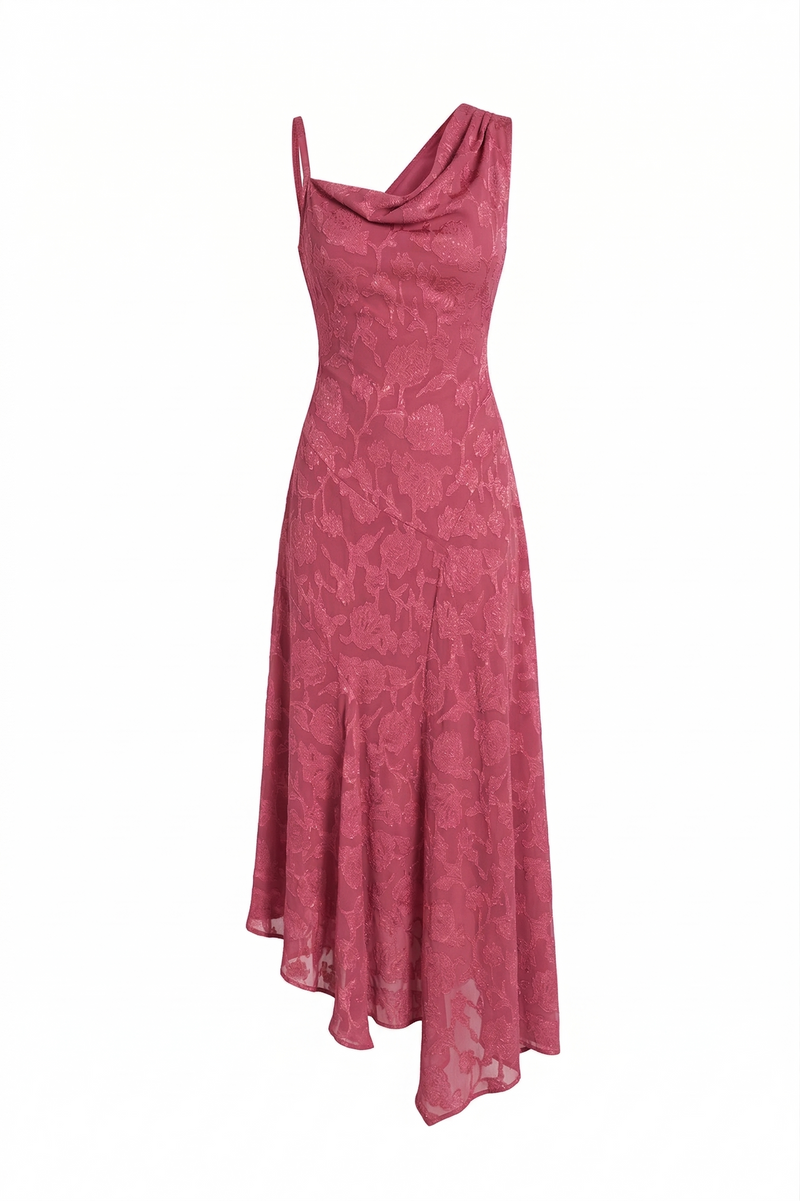 Vestido Ophelia rosa orquídea