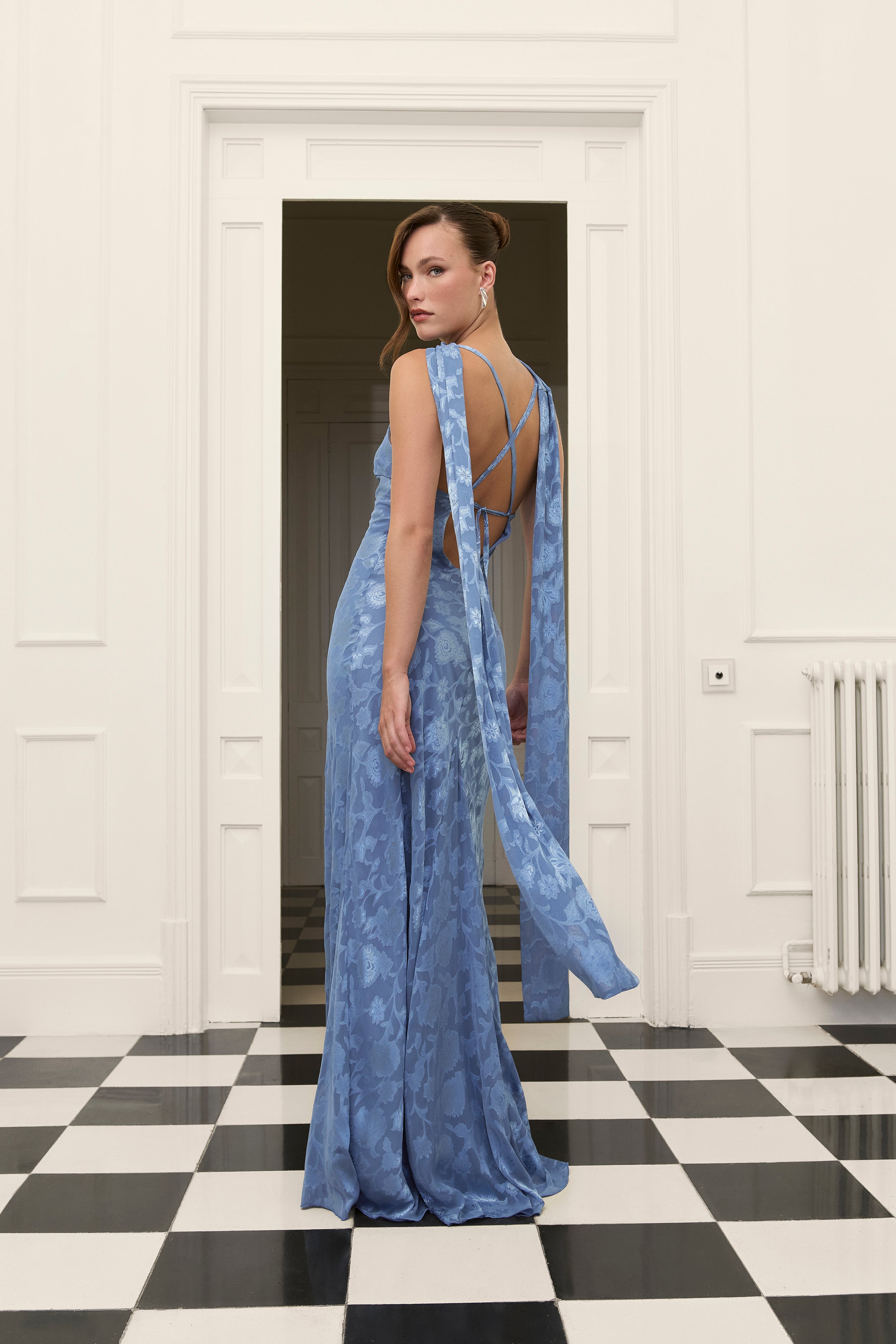 Vestido Lys azul cielo