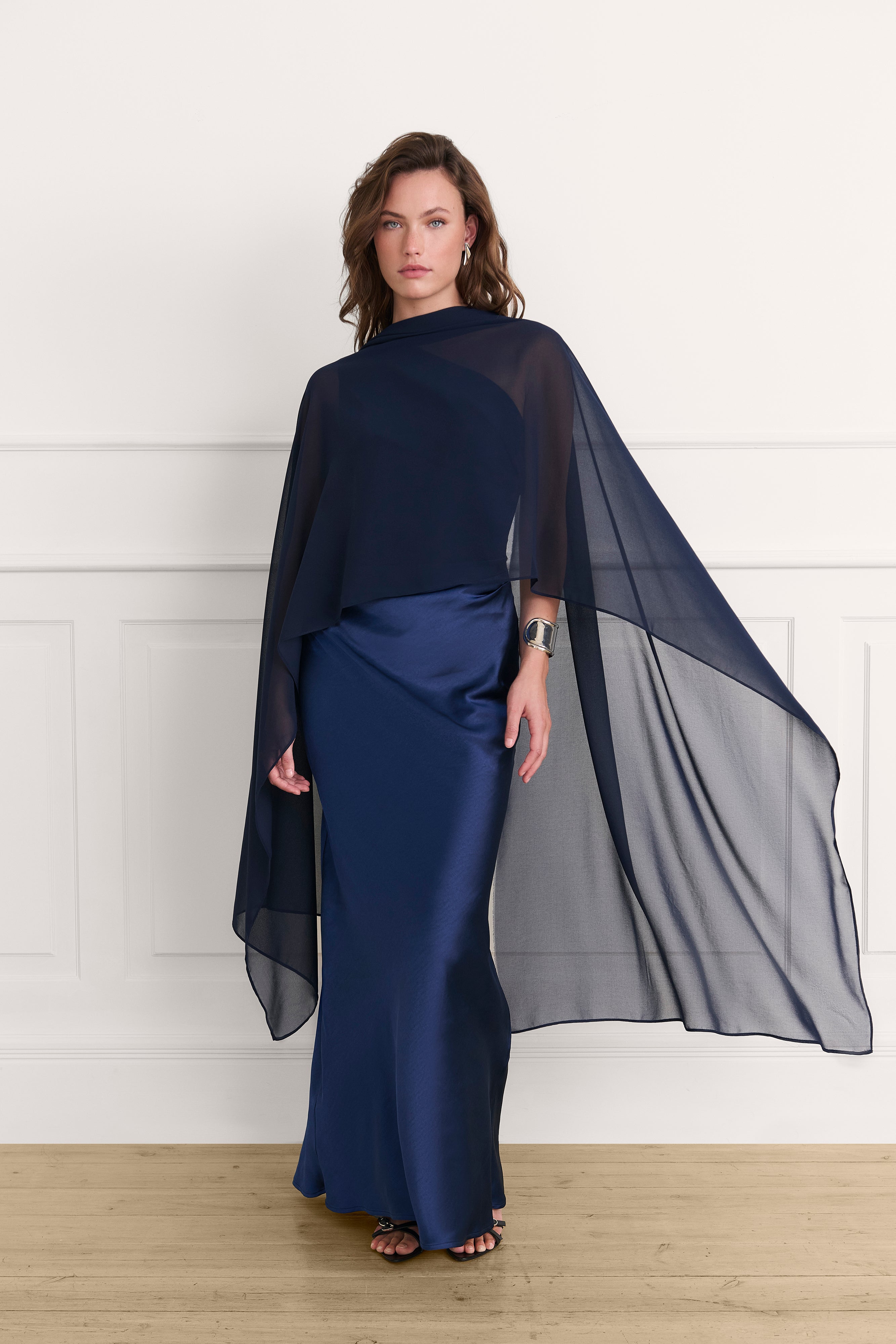 Chal Sorrento azul oscuro