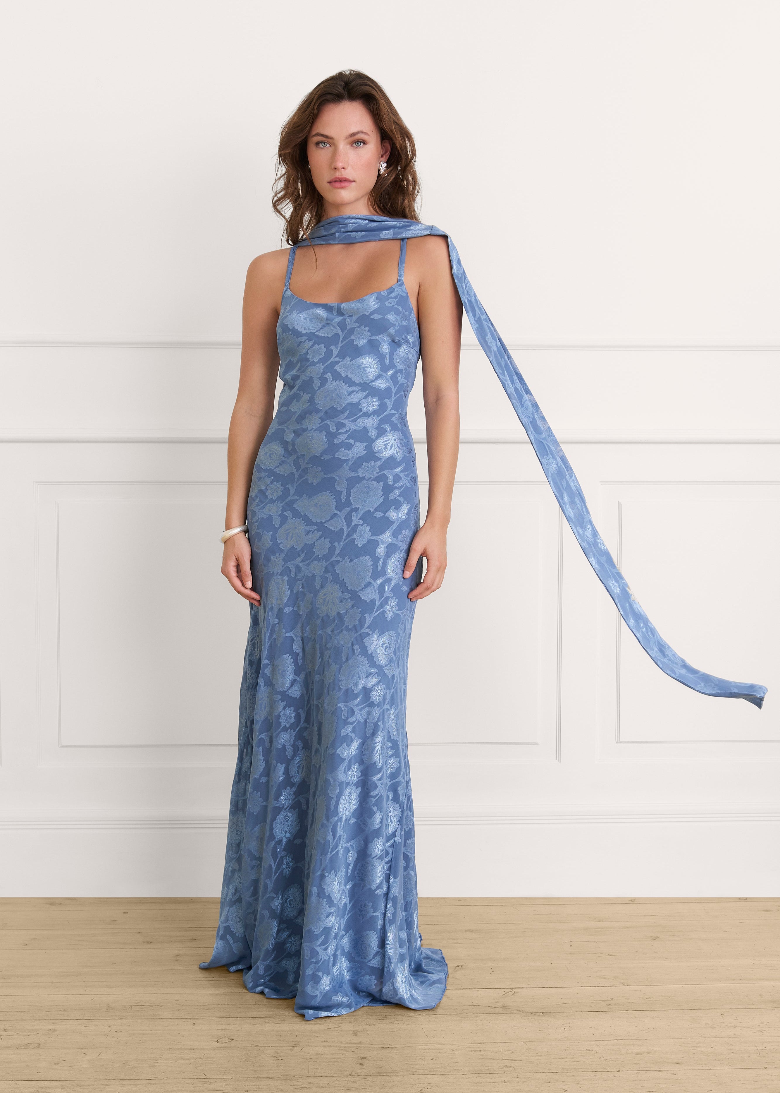 Vestido Lys azul cielo