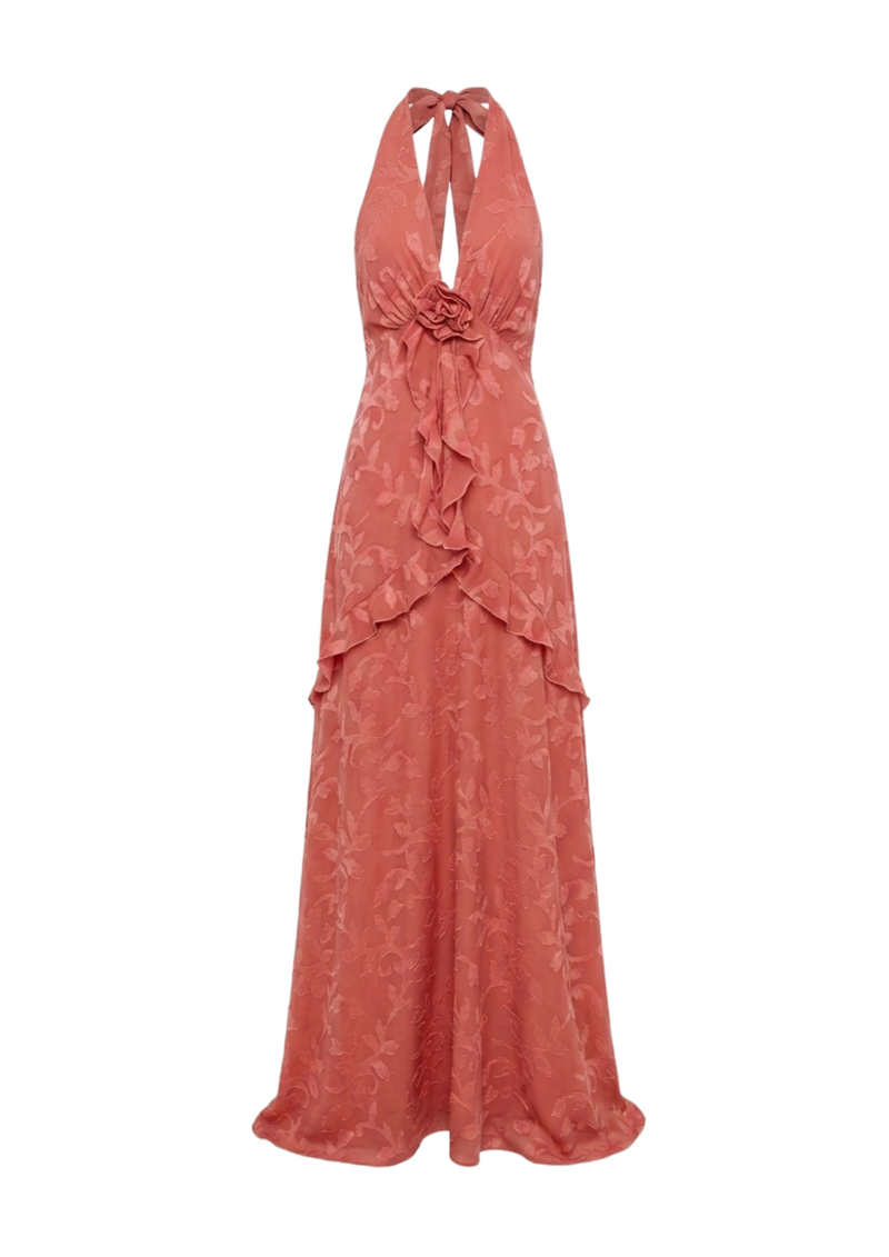 Bahia coral pink dress 