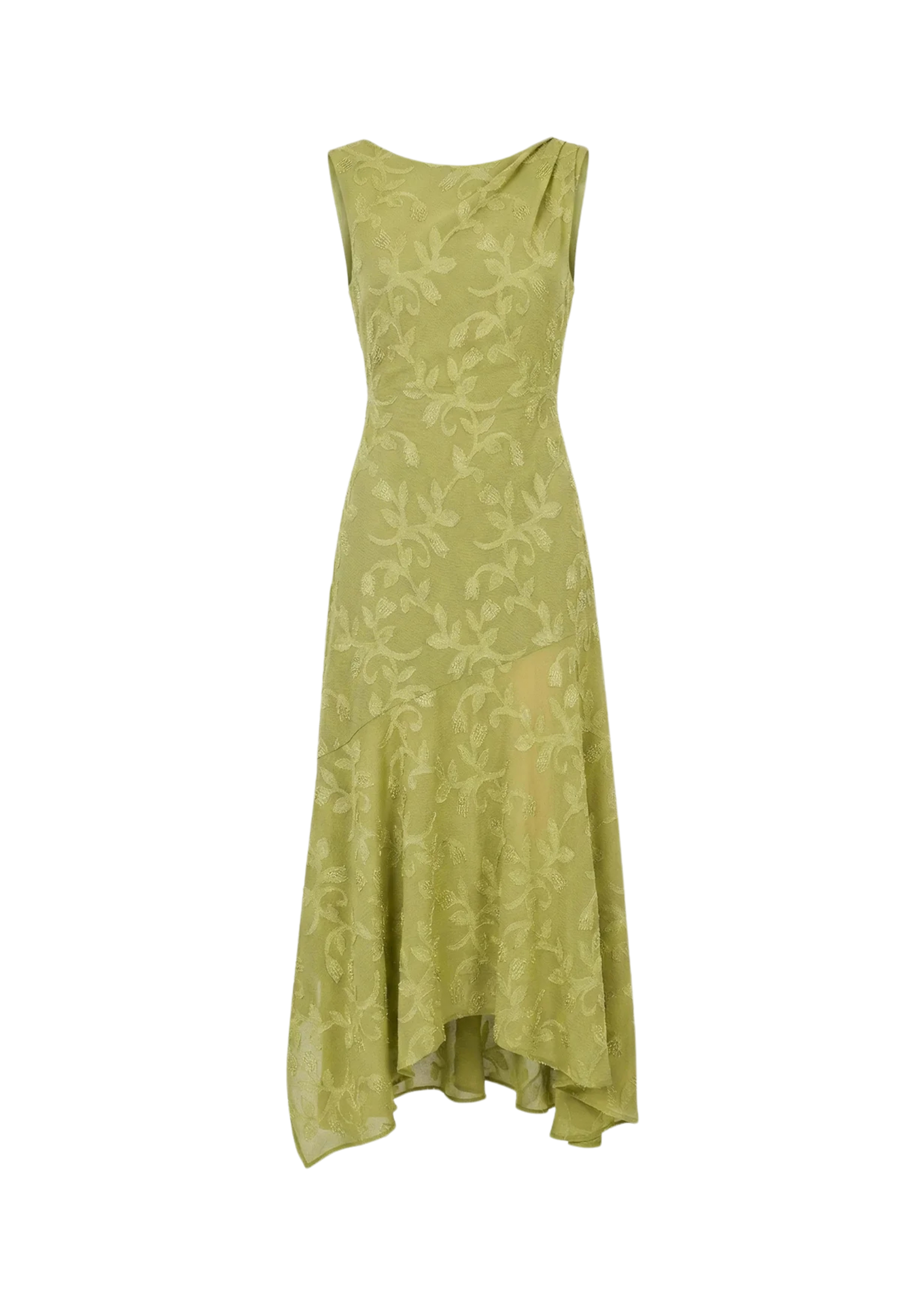 Paloma dress in pistachio green