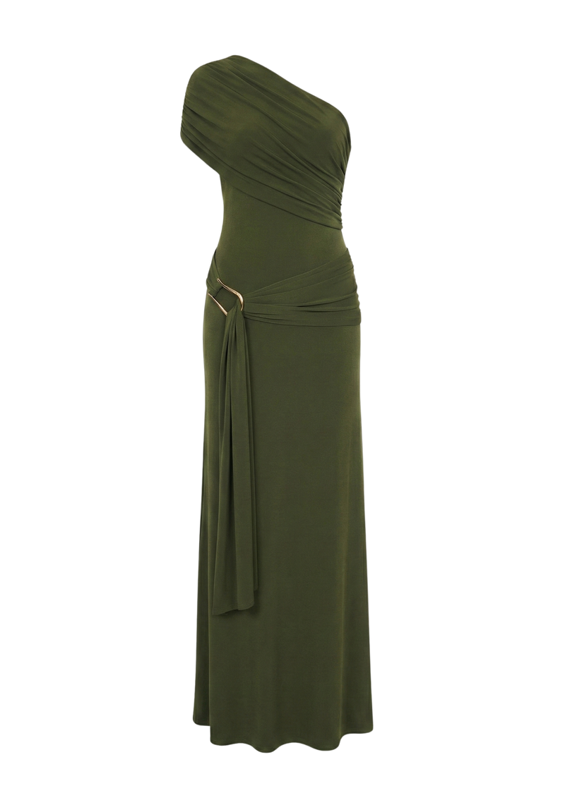 Pietra dress in khaki green