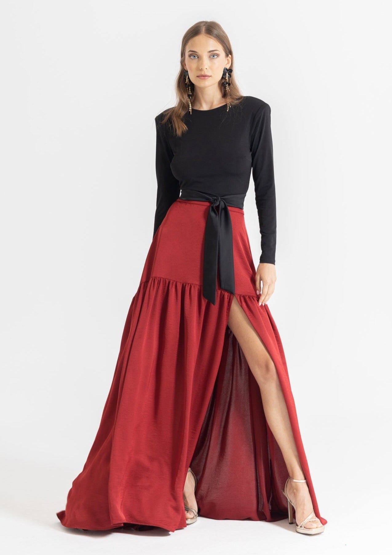 Red Valentina skirt