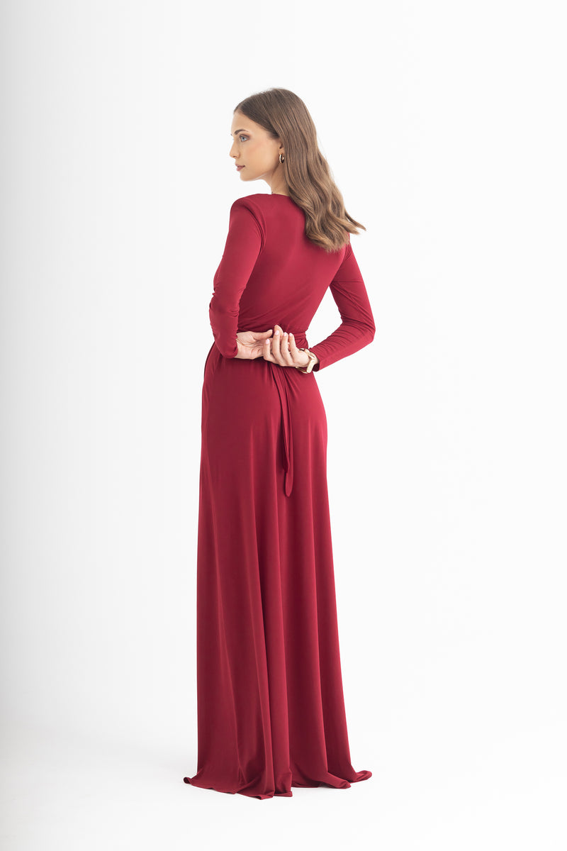 Alexandria red dress