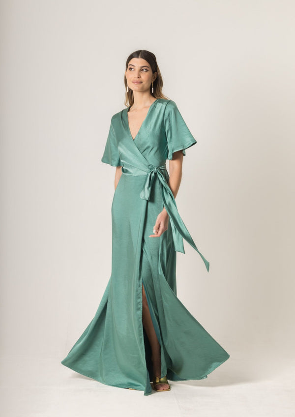 Aria dress in turquoise